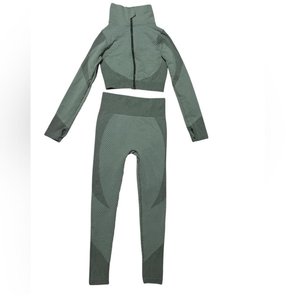 Designer 3 Women's Activewear Sets - Black, Grey, and Olive Green Size ONE SIZE - 10 Thumbnail