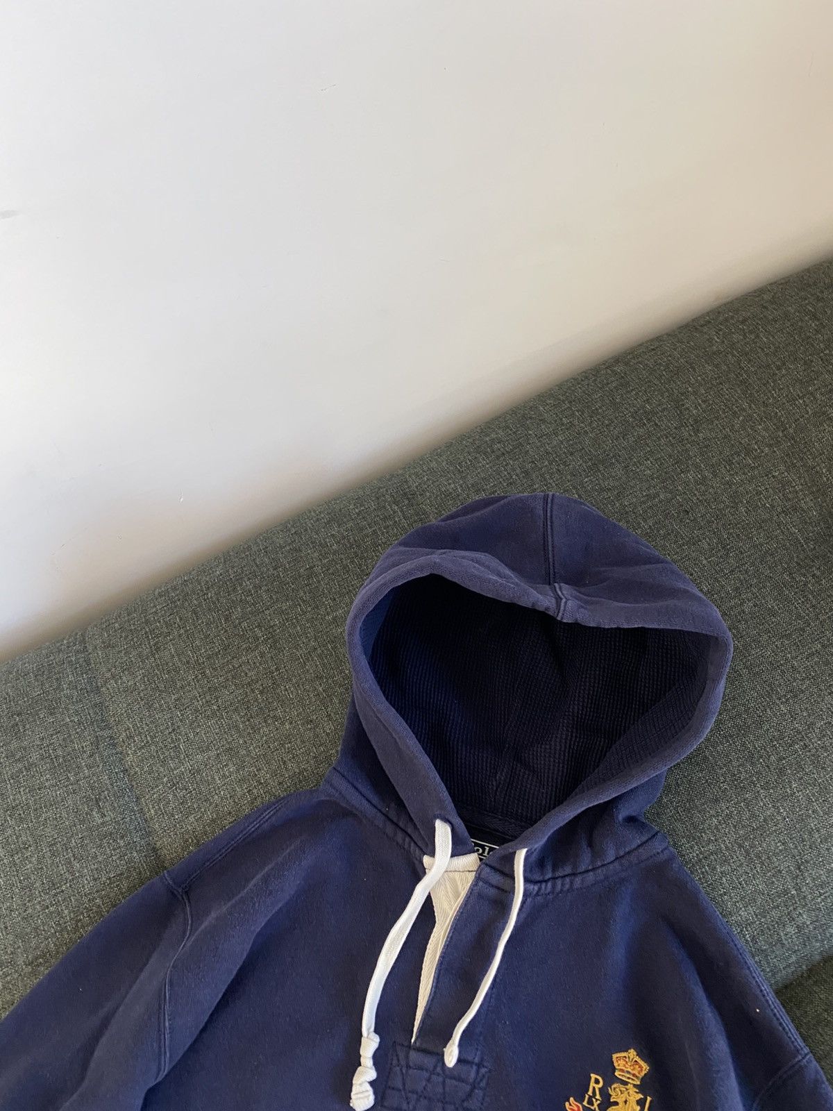 Polo Ralph Lauren Polo Ralph Lauren Vintage Hoodie Big Logo Japanese Y2K Boxy Size US L / EU 52-54 / 3 - 6 Thumbnail