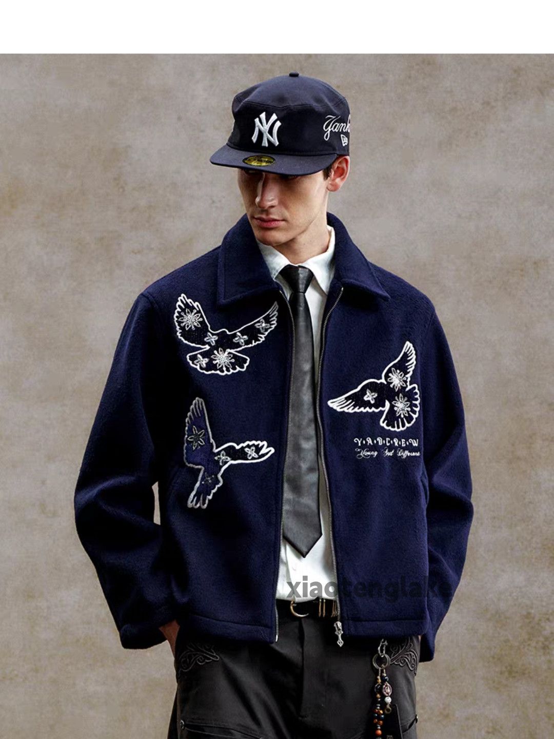 Vintage Utility woolen yuppie loose hiphop festival work jacket Size US XXL / EU 58 / 5 - 9 Thumbnail