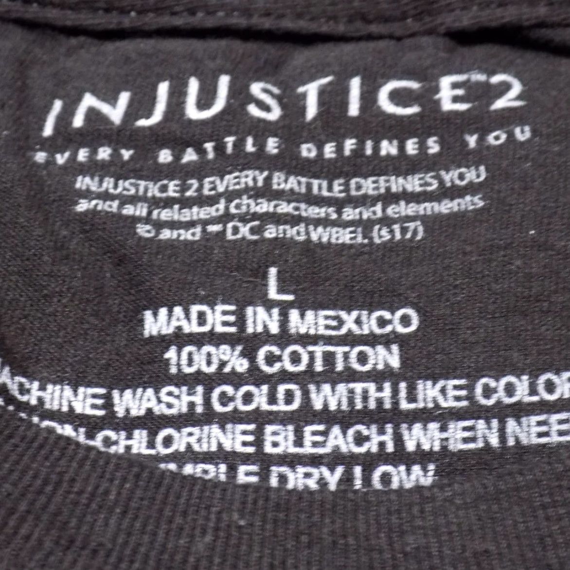 DC Comics Injustice 2 DC Comics Solid T-Shirt Black Men's L Shirt Size US L / EU 52-54 / 3 - 4 Thumbnail
