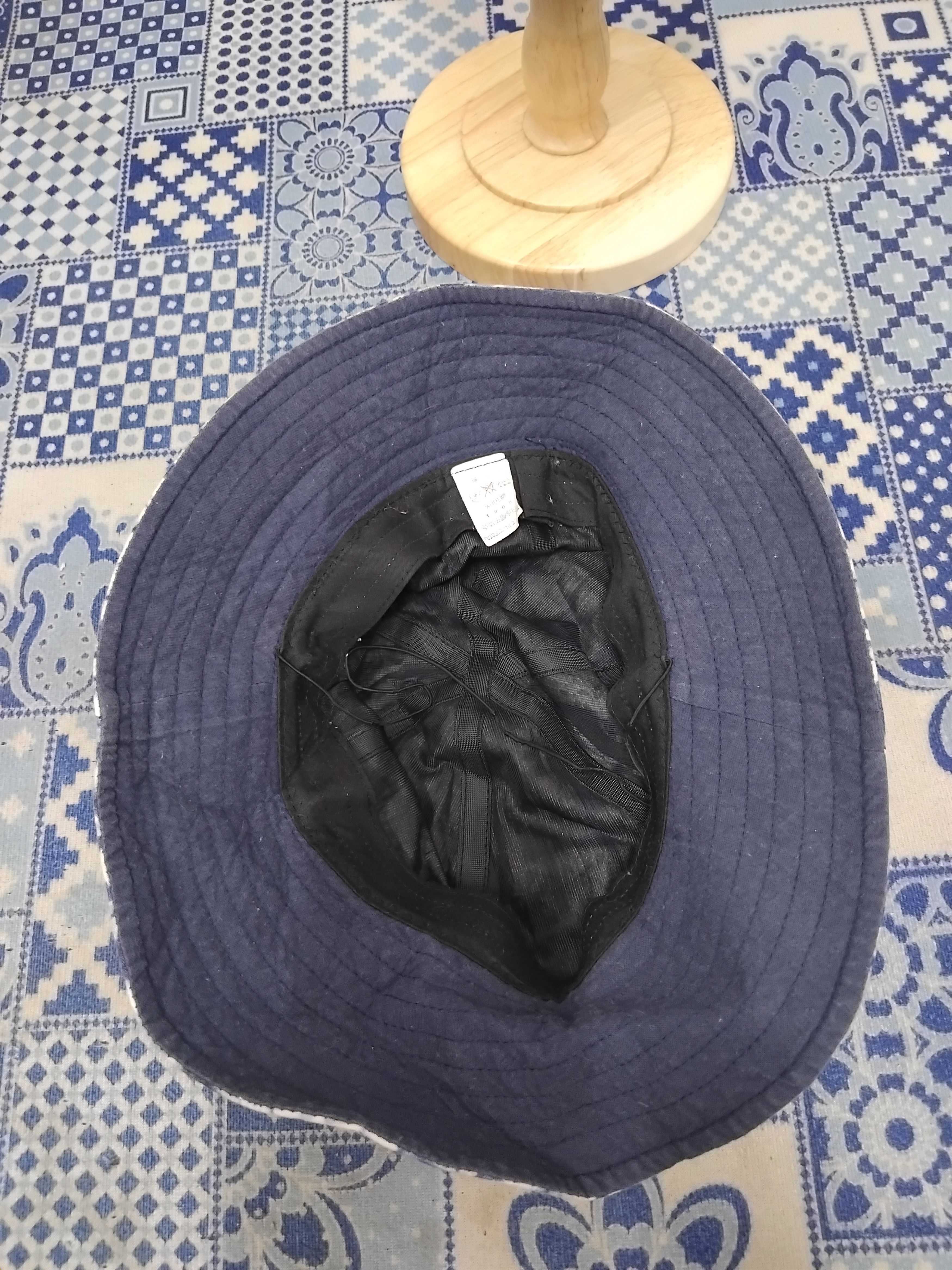 PPFM 💥Abstract blue japan style hat Size ONE SIZE - 3 Thumbnail