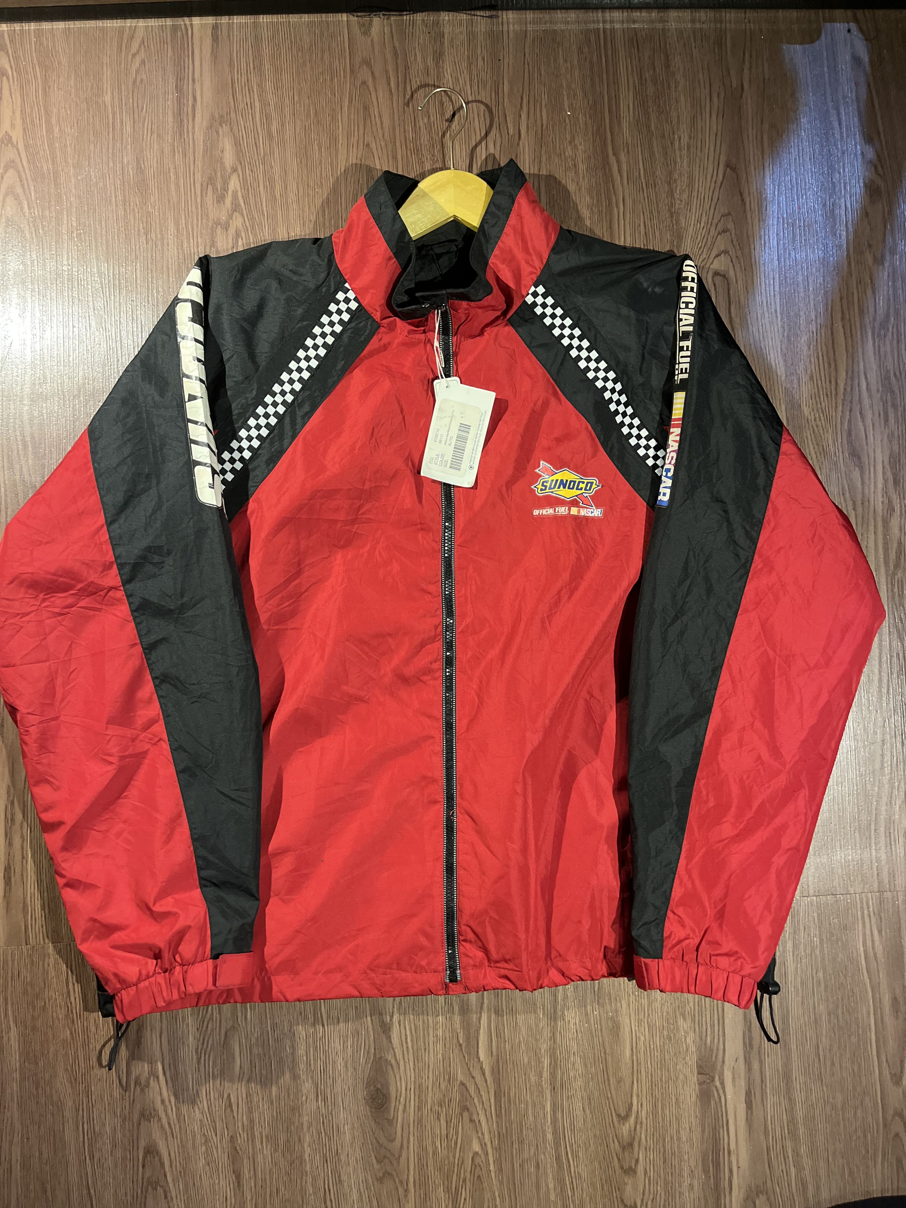 North End BNWT Sunoco Nascar Team Windbreaker Jacket Size US XL / EU 56 / 4 - 5 Thumbnail