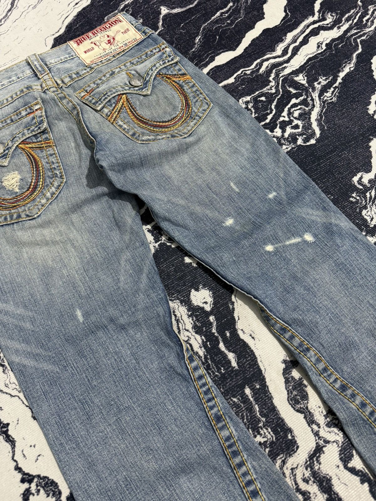 True Religion True religion world tour section rainbow joey jeans bootcut Size US 30 / EU 46 - 3 Thumbnail
