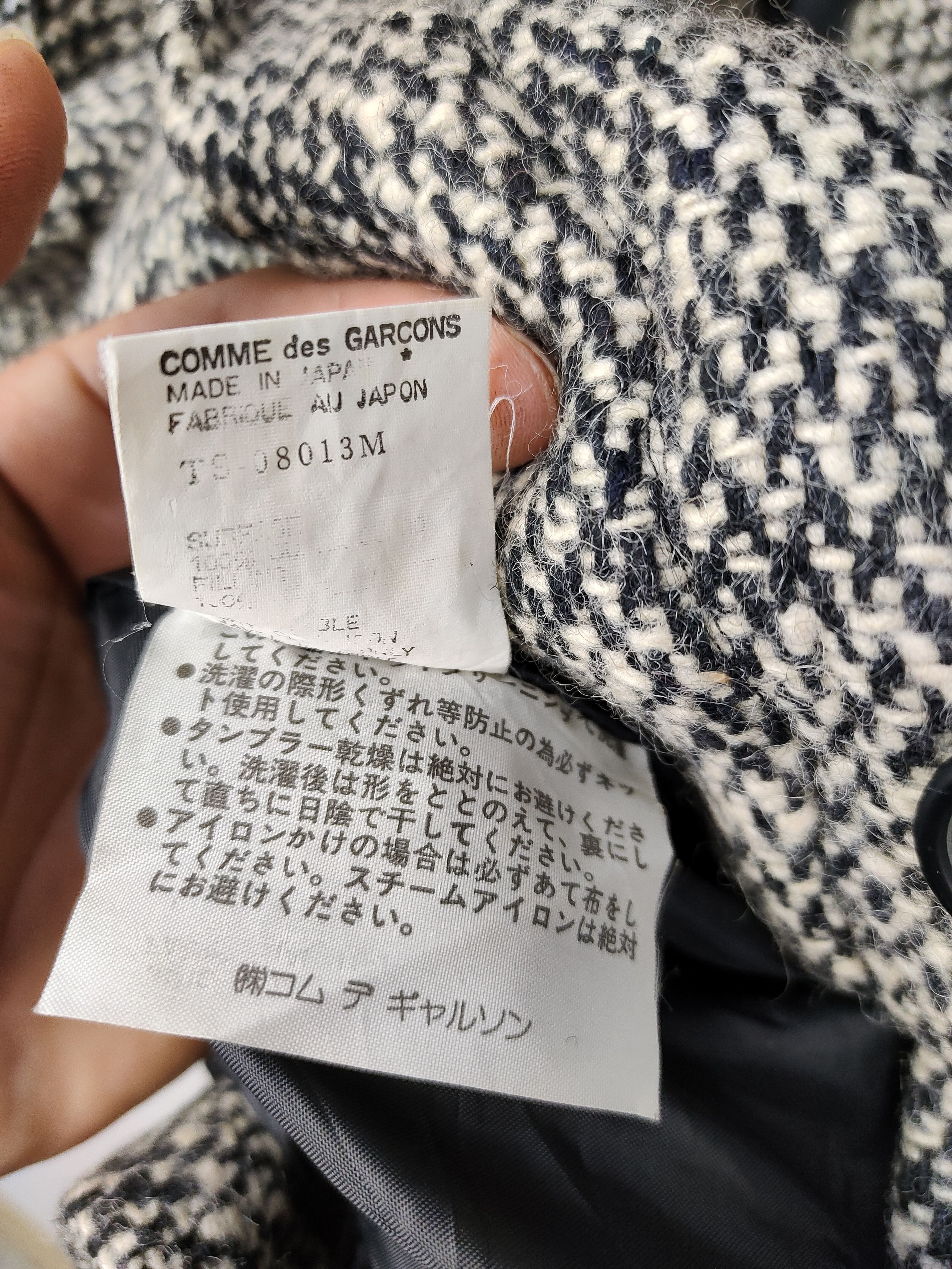 Comme des Garcons × Vintage Tricot Comme des Garçons AD1990 Double Breast Jacket Size US M / EU 48-50 / 2 - 5 Thumbnail