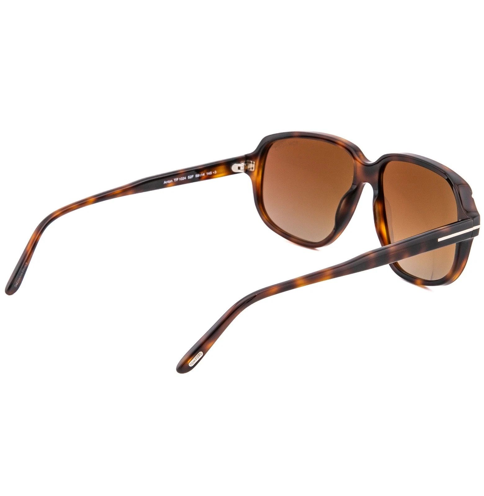 Tom Ford TOM FORD ANTON TF1024 52F Brown Havana Sunglass 1024 FT1024 Size ONE SIZE - 5 Thumbnail