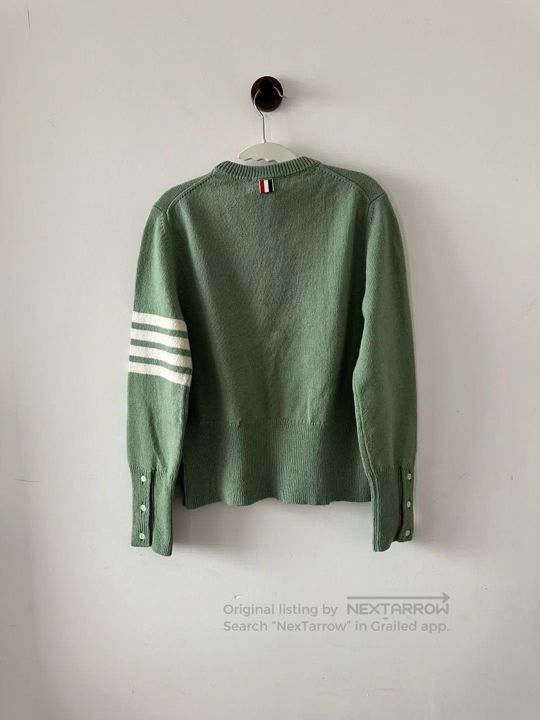 Thom Browne Thom Browne Green Wool Sweater. Size US S / EU 44-46 / 1 - 2 Thumbnail