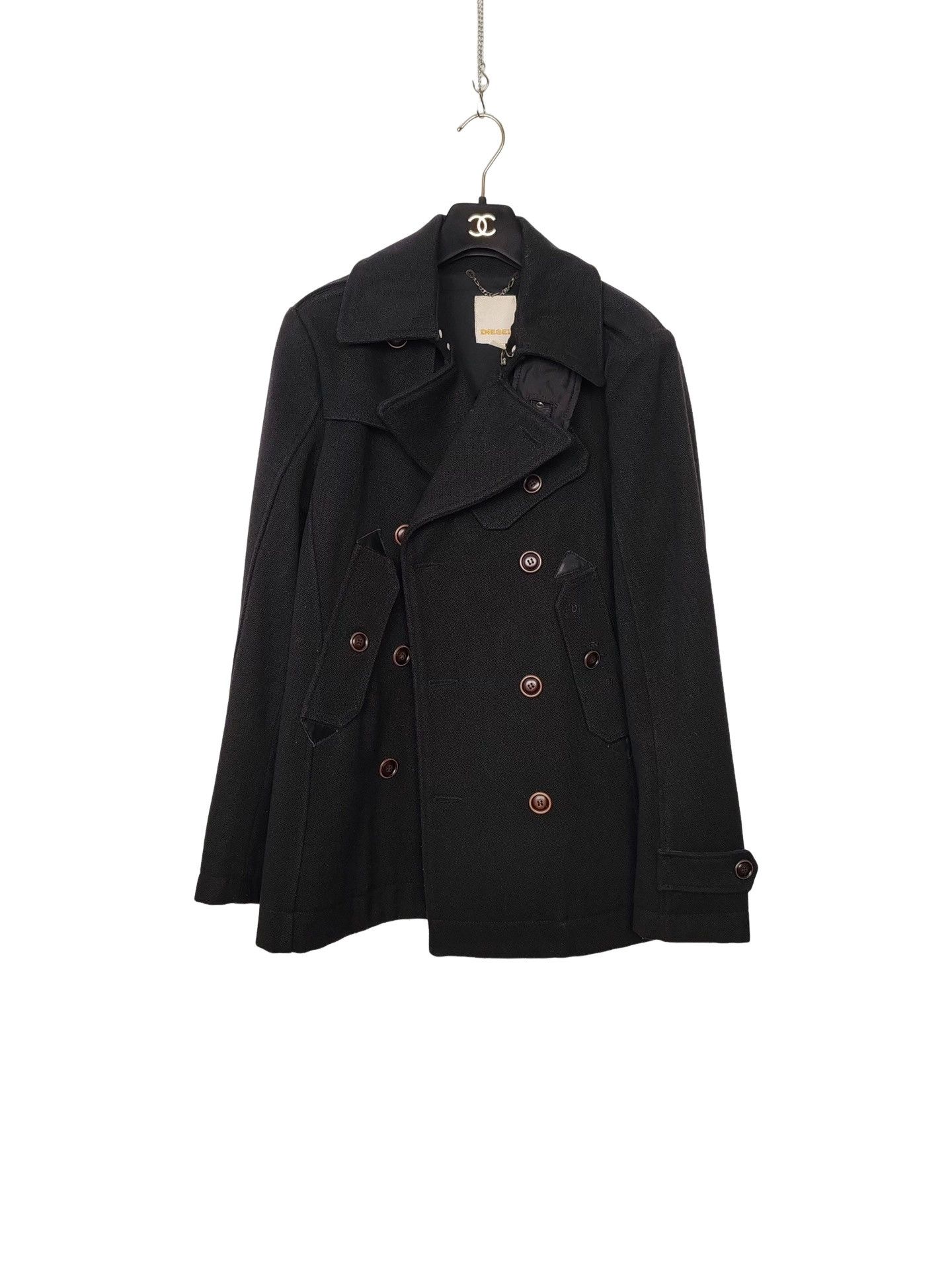 Diesel Diesel Double Breasted Coat Size S Size S / US 4 / IT 40 - 1 Thumbnail