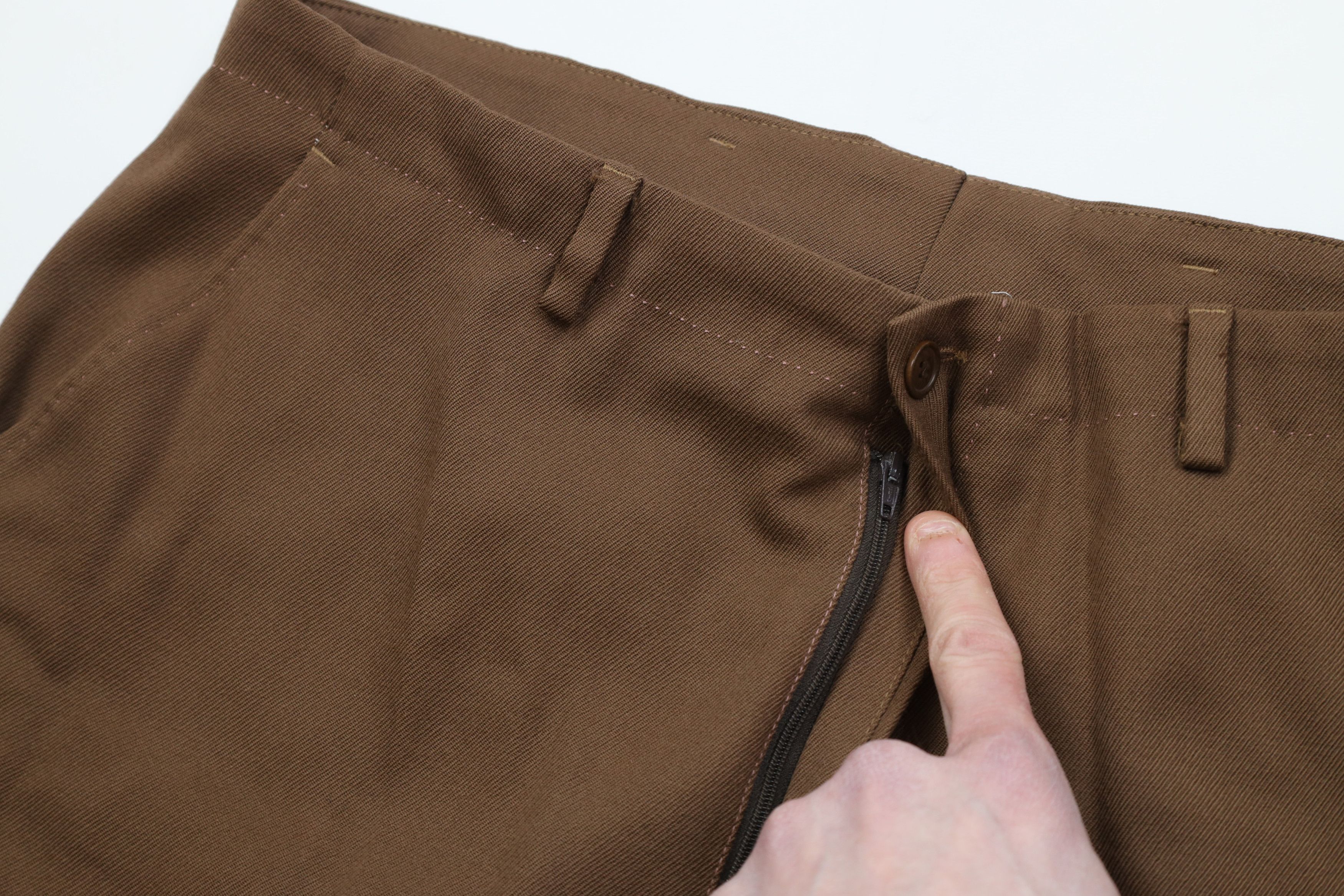 Paul Smith Vintage 90s Paul Smith Bergdorf Goodman Wool Wide Leg Pants Size US 36 / EU 52 - 9 Thumbnail
