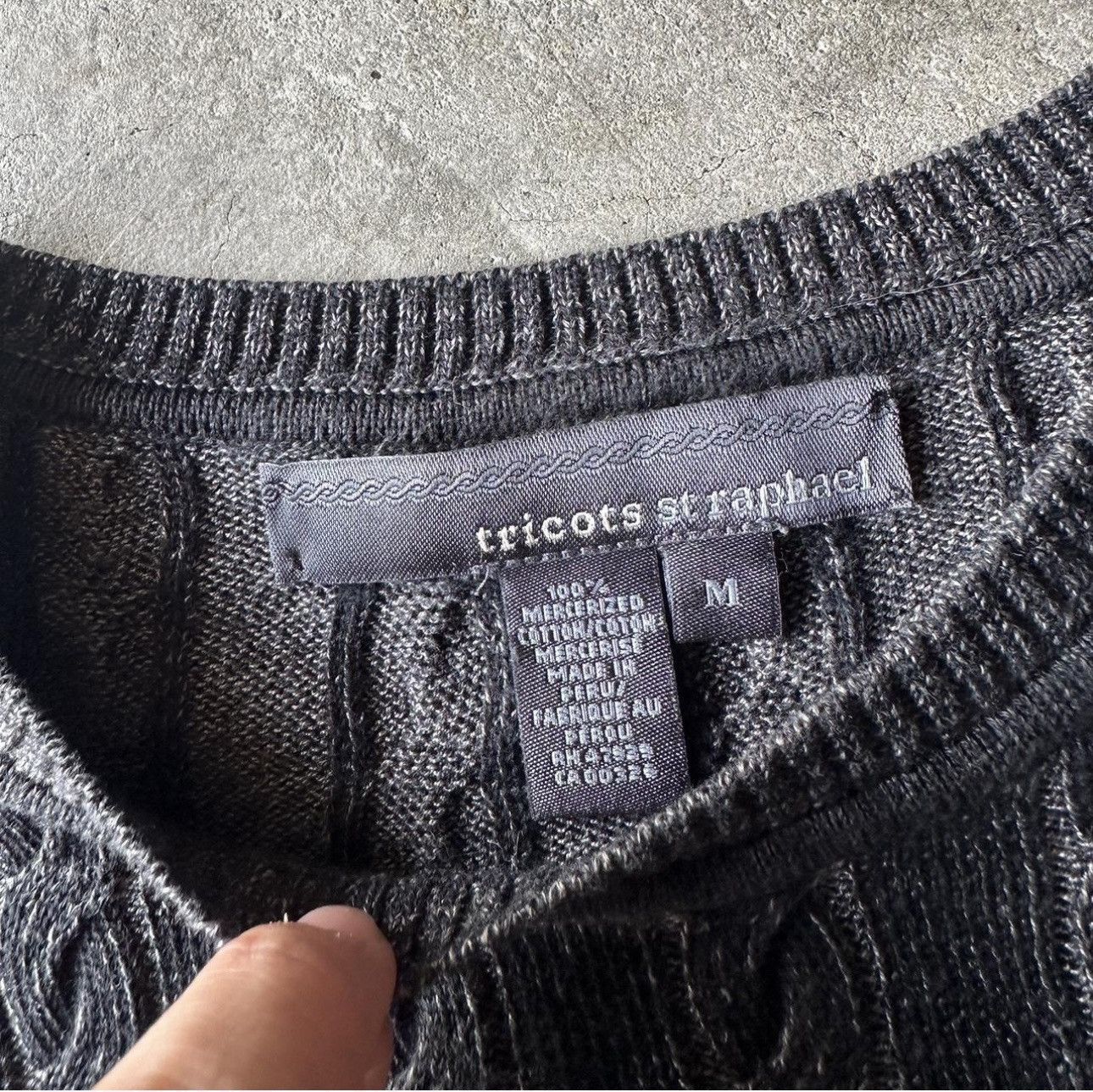 Tricots St. Raphael Vintage 3d knit sweater Size US M / EU 48-50 / 2 - 3 Thumbnail