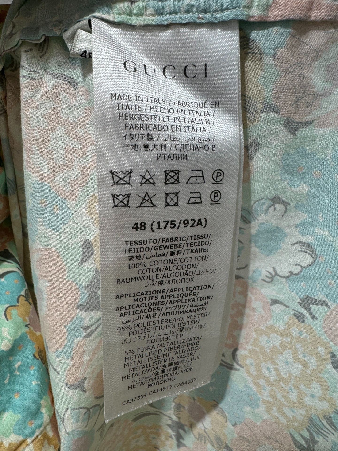 Gucci GUCCi Gucci full print blue short Size US M / EU 48-50 / 2 - 3 Thumbnail