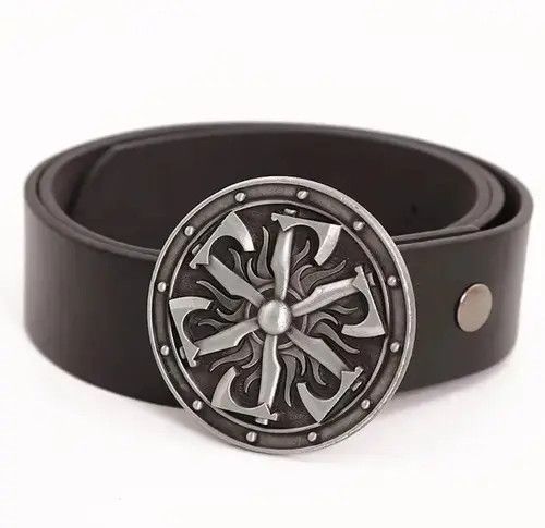 Other Western Round Pattern Black Belt Size ONE SIZE - 4 Thumbnail