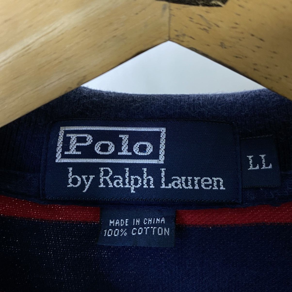 Polo Ralph Lauren Vintage Polo Ralph Lauren Small Pony Stripes Polo T Shirt Size US XL / EU 56 / 4 - 4 Thumbnail