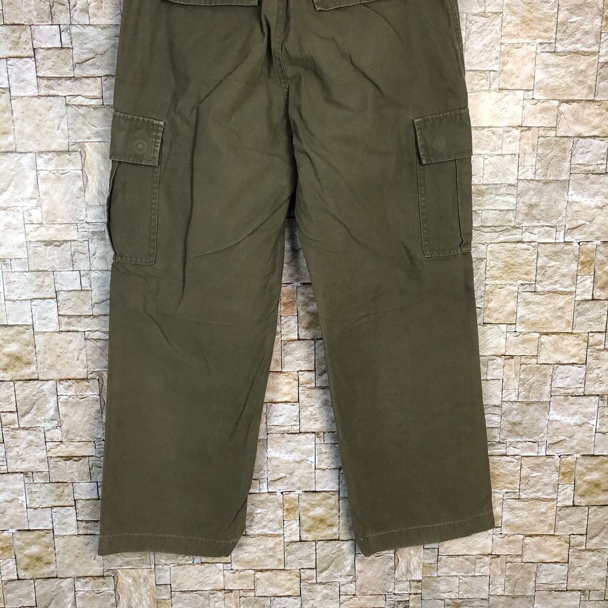 Japanese Brand Enracine Green Cargo Multipocket Pants #A318 Size US 28 / EU 44 - 18 Thumbnail