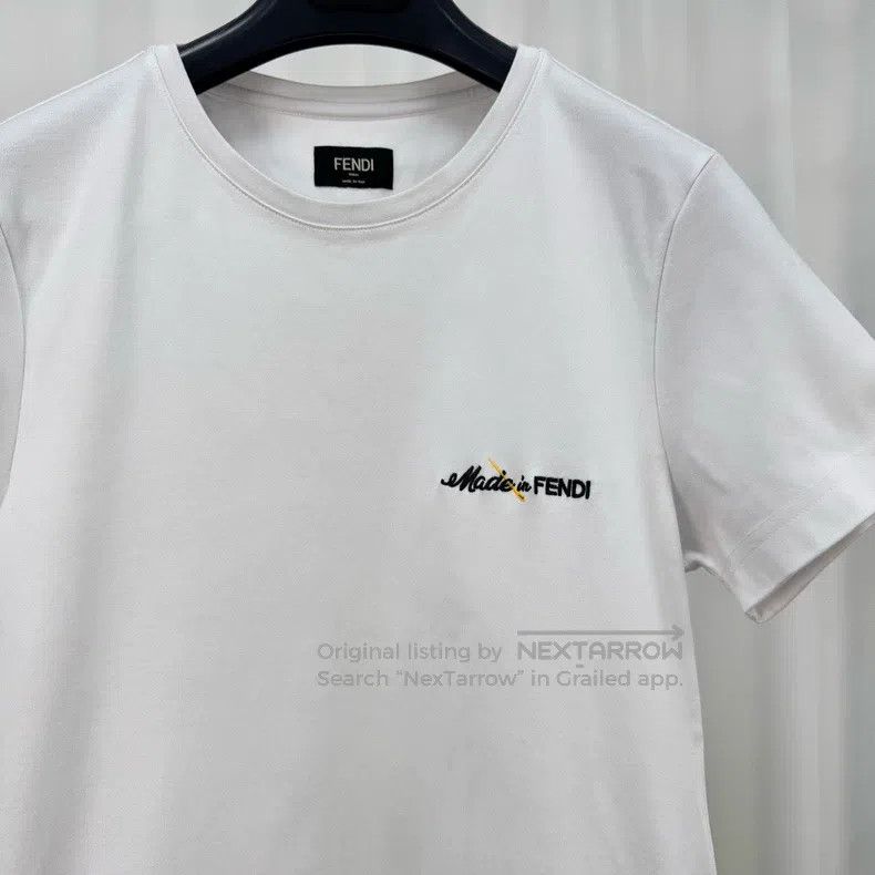 Fendi Fendi Embroidered Letter Short Sleeve Size US XS / EU 42 / 0 - 3 Thumbnail