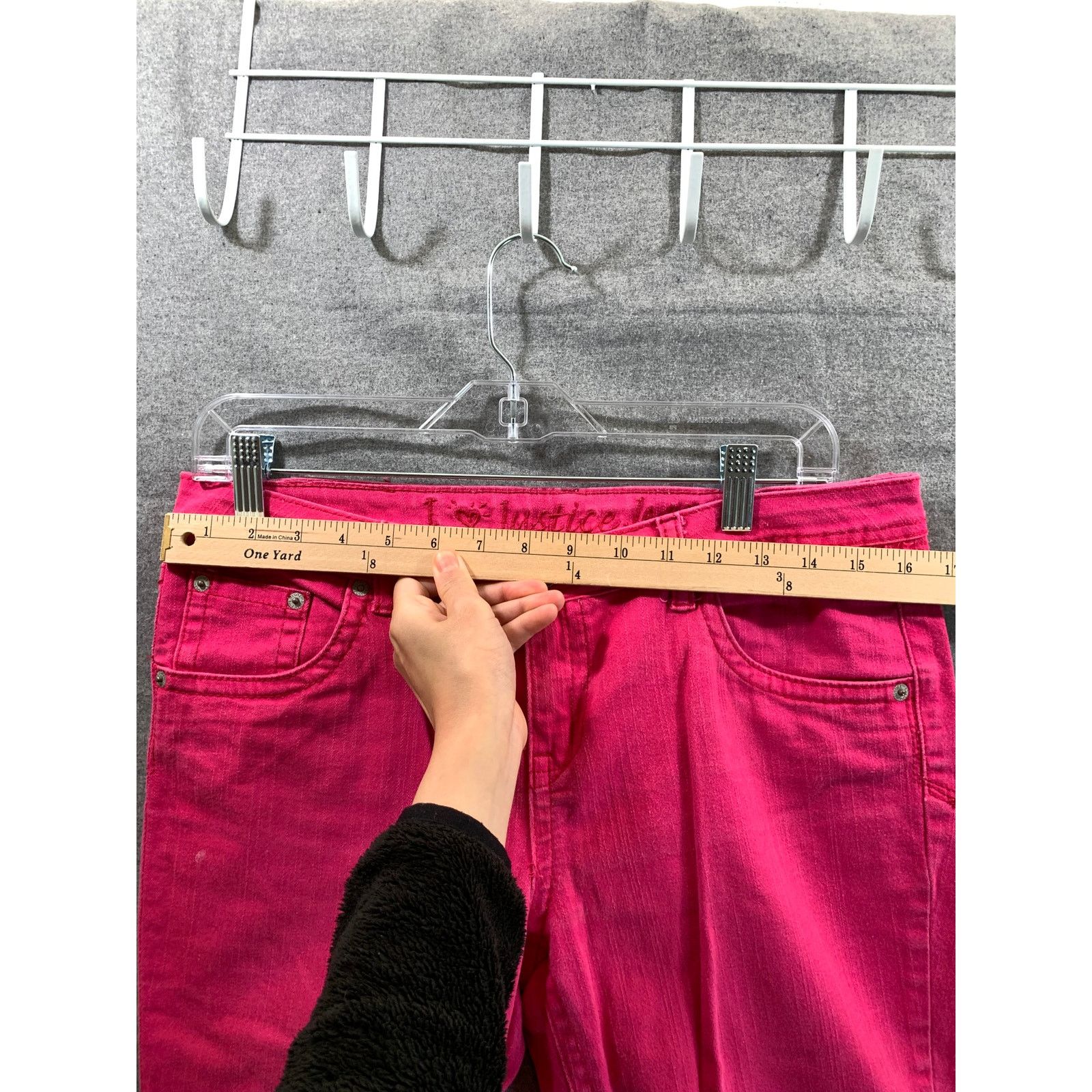 Other Justice Premium Jeans Women Size 16.5 Pink Jeans Size 38" / US 16 / IT 52 - 6 Thumbnail