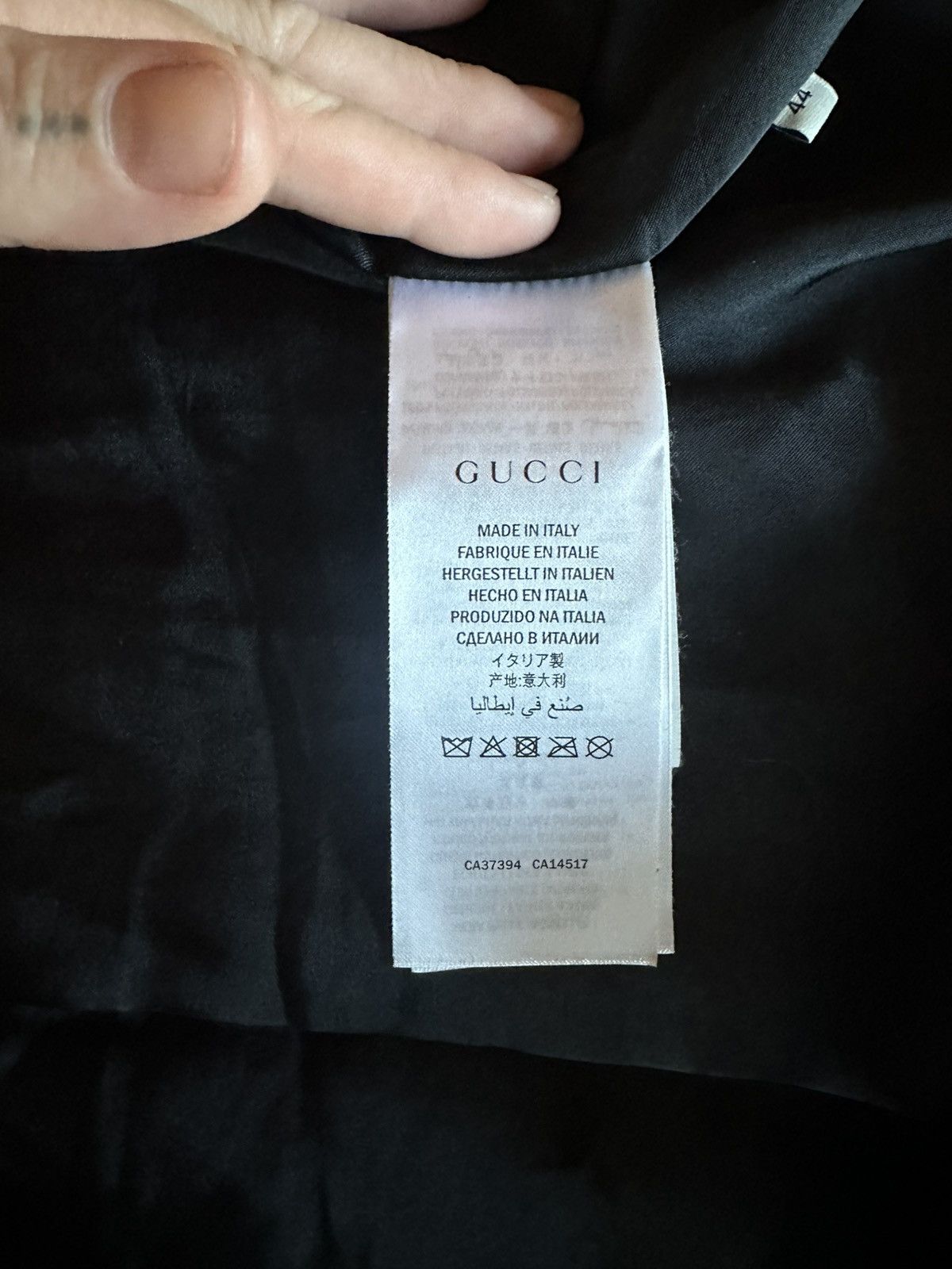 Gucci GUCCI Strawberry Patch Leather Bomber Jacket Size L / US 10 / IT 46 - 3 Thumbnail