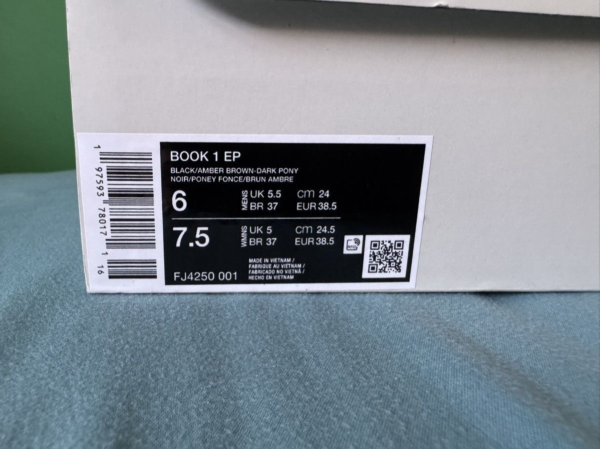 Nike Nike book 1 ep haven 2024 Size US 6 / EU 39 - 6 Thumbnail