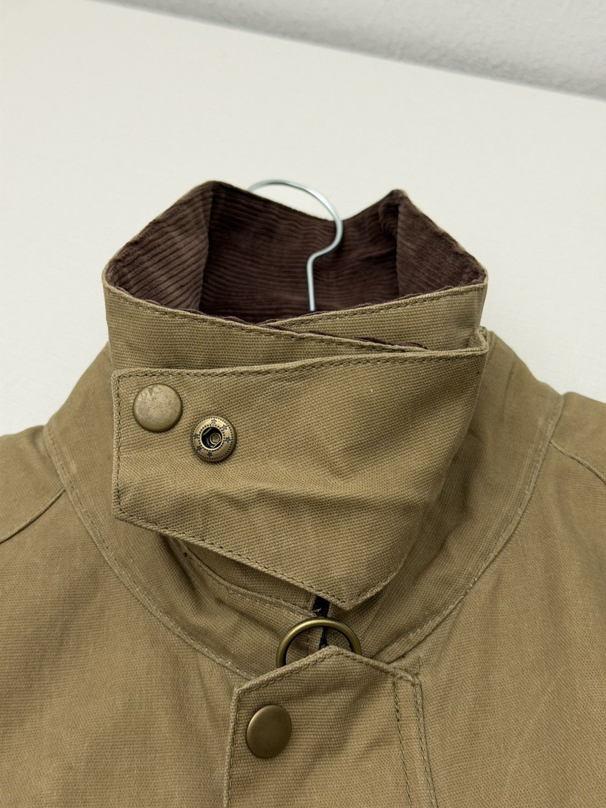 St. Johns Bay St. John's Bay Barn Jacket Corduroy Collar Full Zip Snap Wax Size US L / EU 52-54 / 3 - 10 Thumbnail