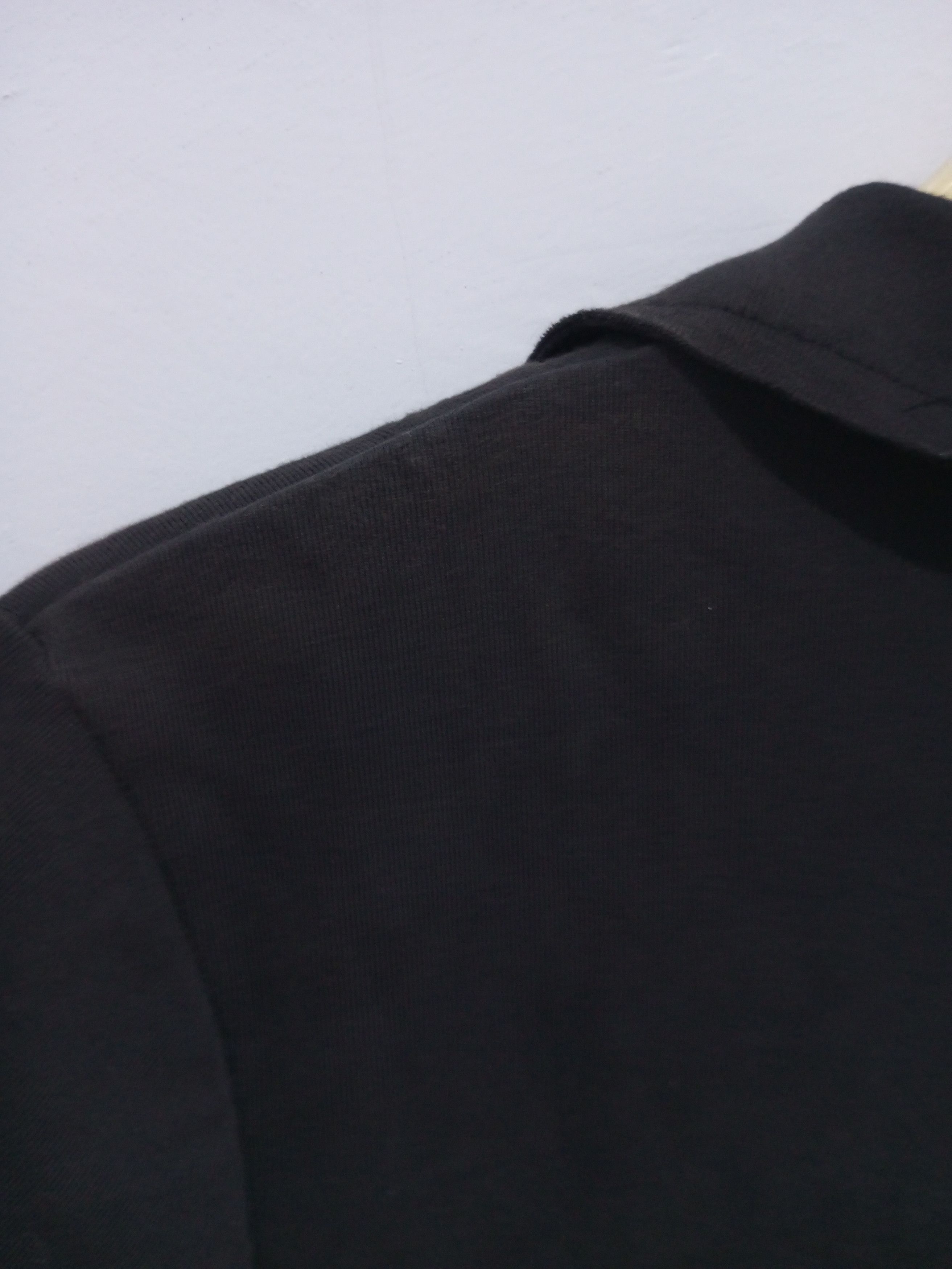 Tbj nearby double layer distressed polo shirt