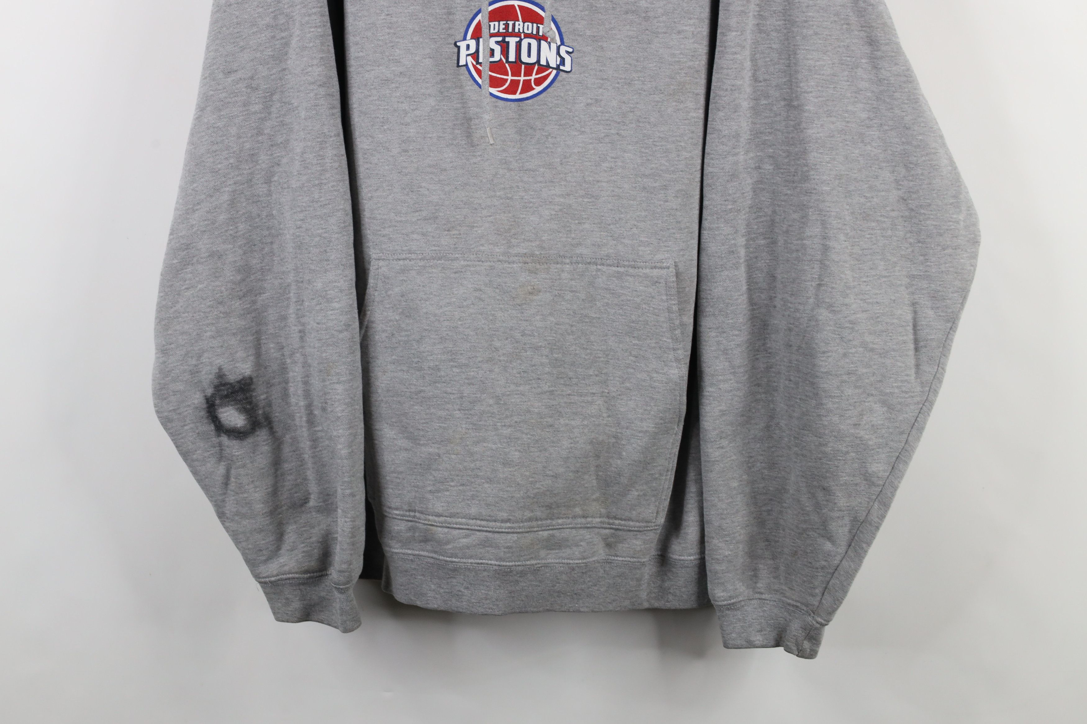 Adidas × Vintage Vintage Y2K Adidas Detroit Pistons Basketball Hoodie Gray Size US XXL / EU 58 / 5 - 3 Thumbnail