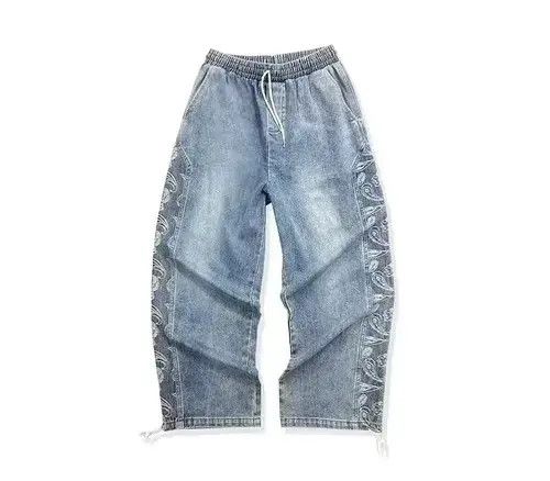 Other Indigo Union Japan Blue Denim Side Bandana Patchwork Pants Size US 32 / EU 48 - 4 Thumbnail