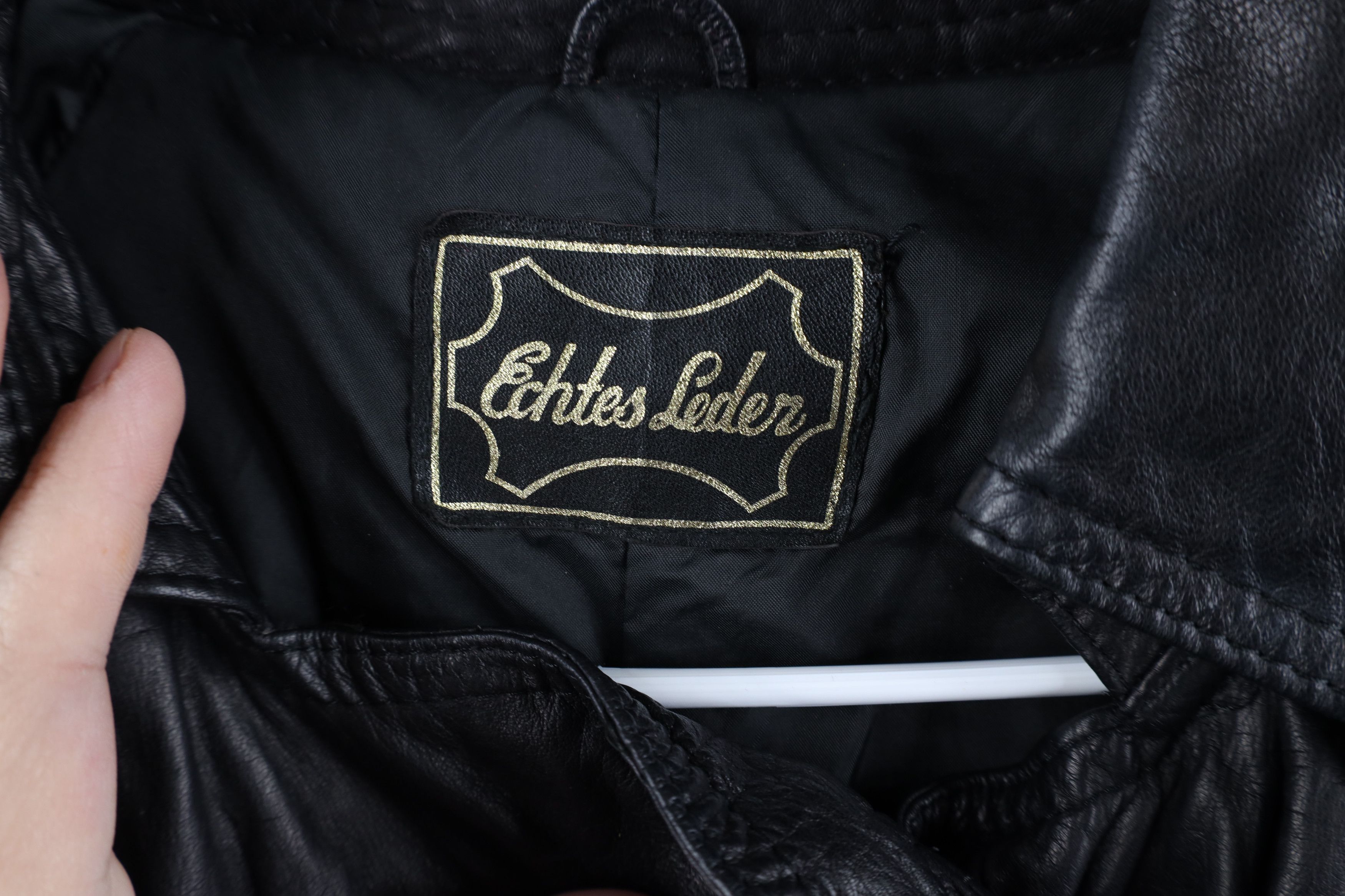 Vintage Vintage 70s Streetwear Belted Leather Trench Coat Jacket Size L / US 10 / IT 46 - 9 Thumbnail