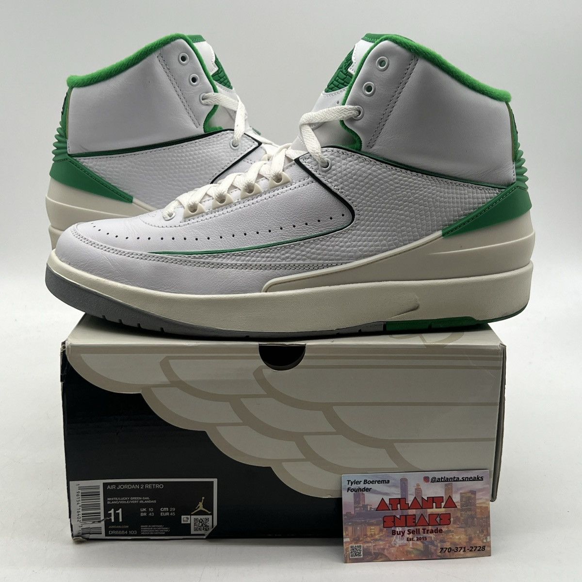 Jordan Brand Air Jordan 2 lucky green Size US 11 / EU 44 - 1 Thumbnail