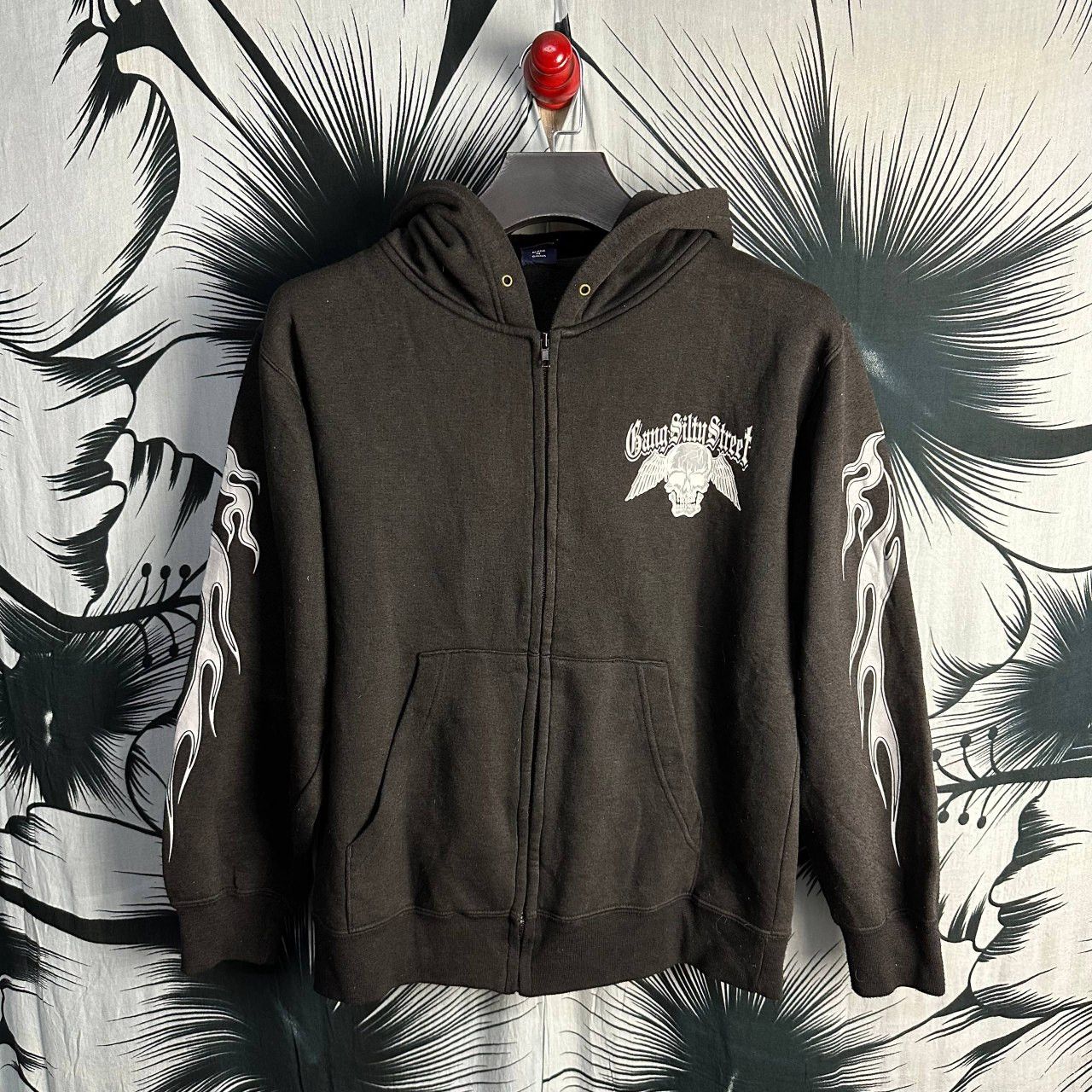 2000s Skull Tribal Gothic IfSixWasNine Style Japanese Hoodie