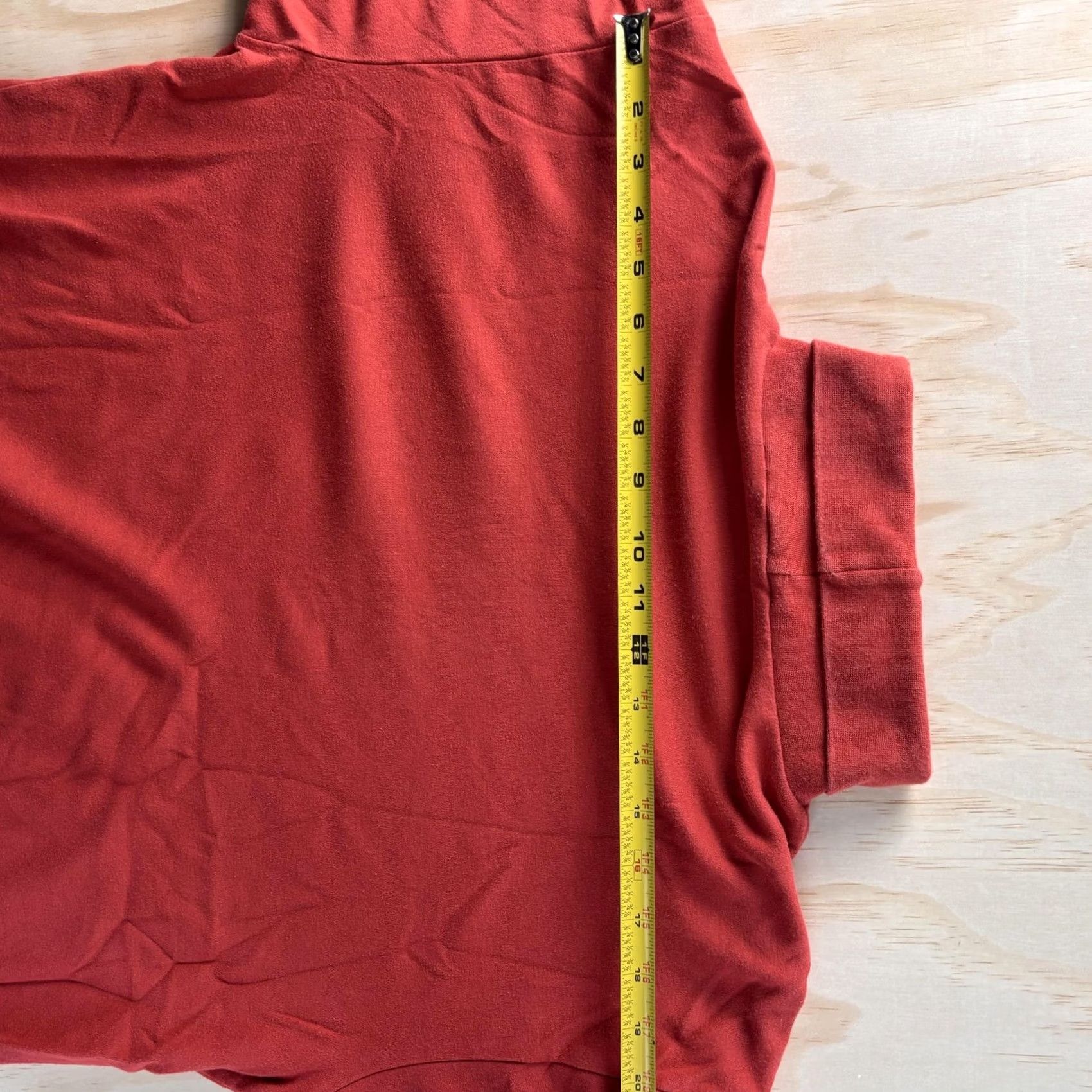 Gap VINTAGE Gap Shirt Mens Large Red Turtleneck Long Sleeve Solid Basic Casual Top Pullover Size US L / EU 52-54 / 3 - 6 Thumbnail