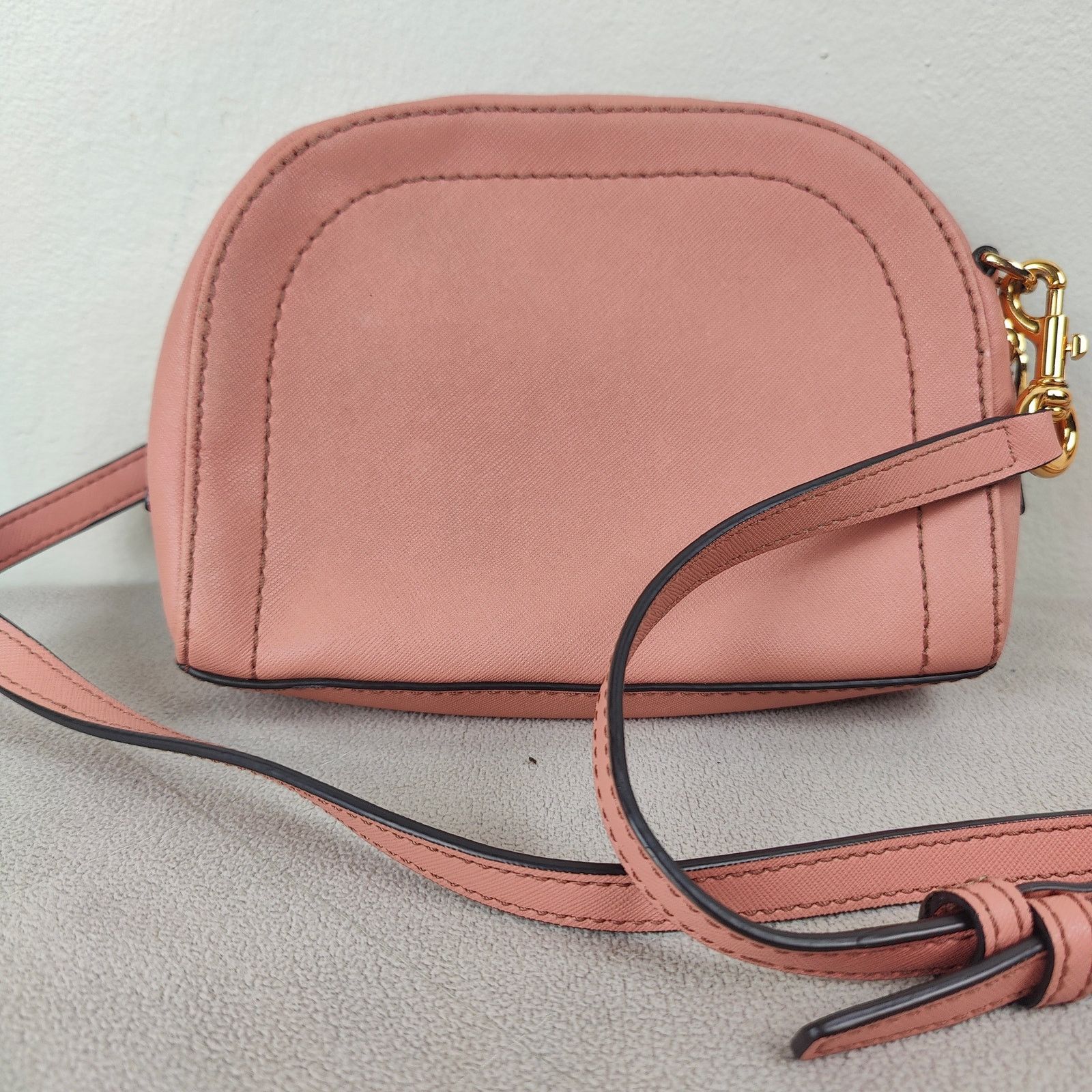Marc Jacobs Marc Jacobs Playback Crossbody Bag Saffiano Leather Blush Size ONE SIZE - 4 Thumbnail