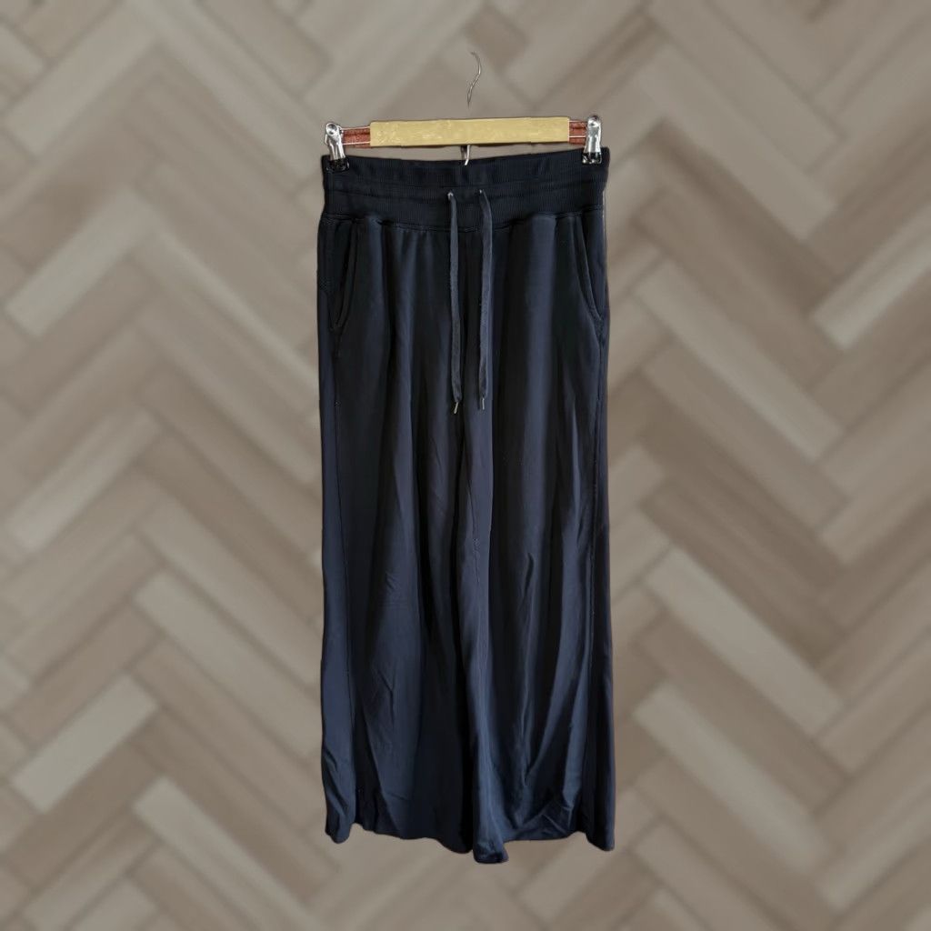 Vintage Zella Sweatpants Womens Black Size S Drawstring Athletic Activewear Pants Size 28" / US 6 / IT 42 - 1 Thumbnail