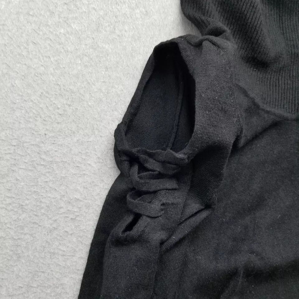 Other Hooked Up Sweater Womens Small Black Turtleneck Rayon Blend Size S / US 4 / IT 40 - 4 Thumbnail