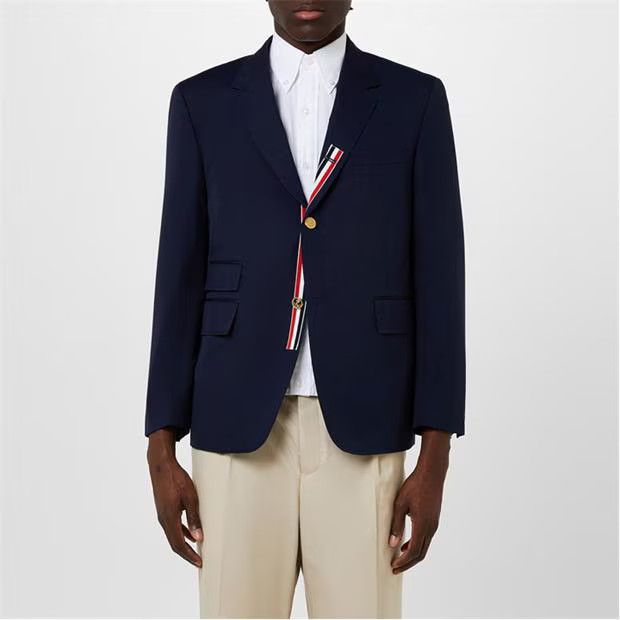 Thom Browne o1g2r1mq0724 Coats in Navy Blue Size US S / EU 44-46 / 1 - 3 Thumbnail