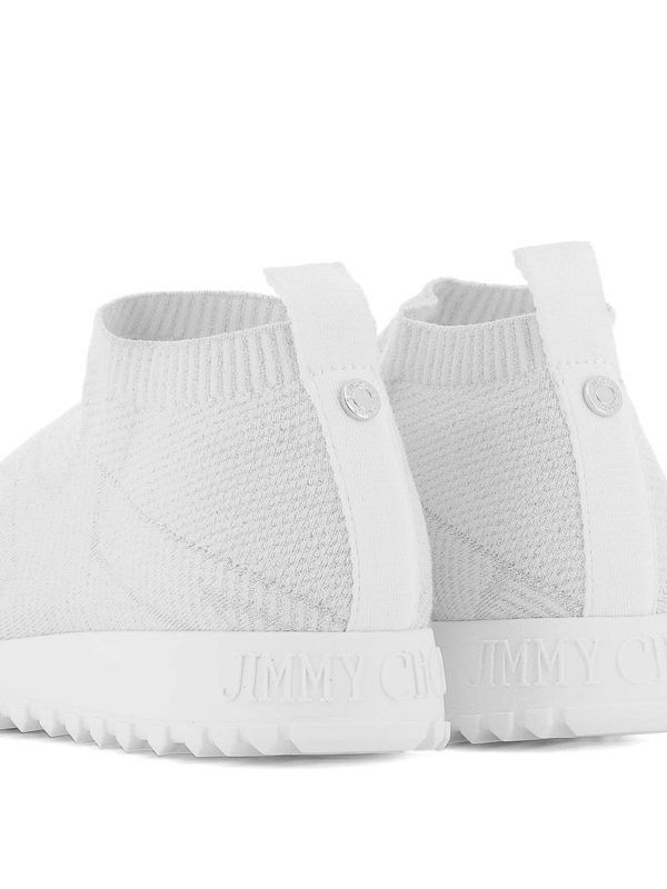 Jimmy Choo o1y0326 Low-Top Sneakers in White Size US 4 / IT 34 - 3 Thumbnail