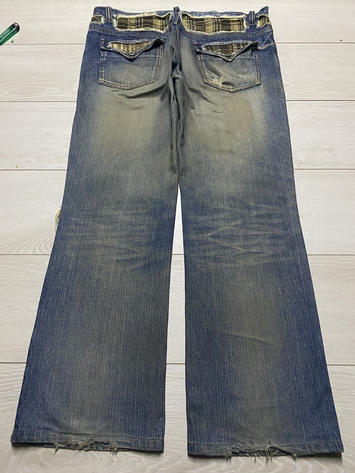 Japanese Brand Vintage Japanese Brand Beach Sound Distressed Baggy Jeans Size US 36 / EU 52 - 2 Thumbnail
