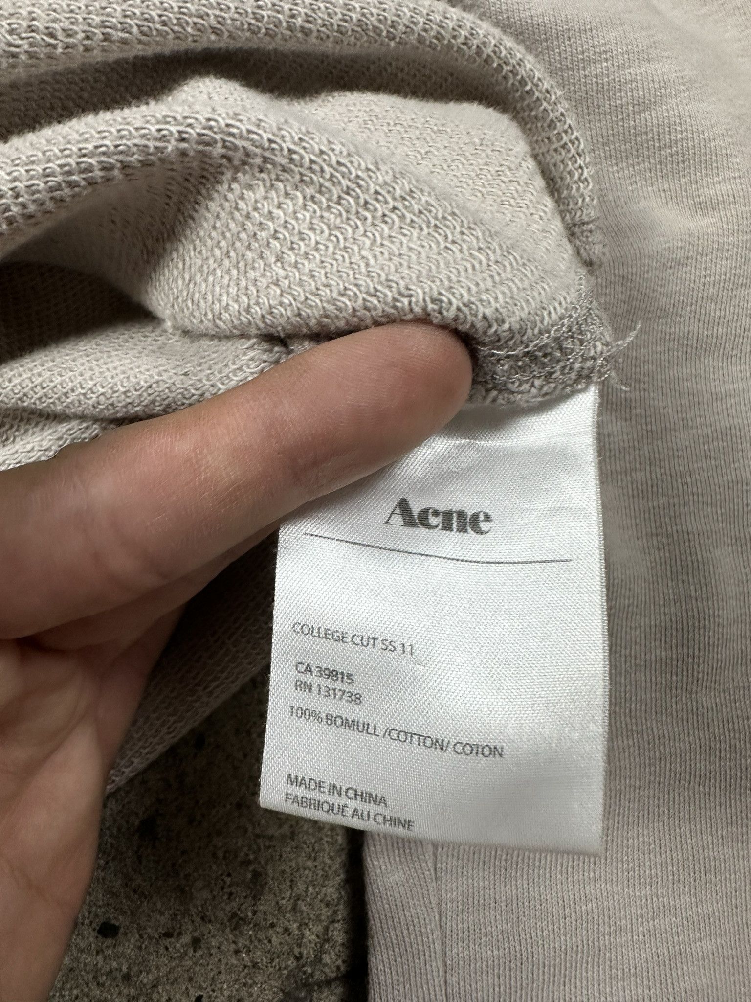 Acne Studios Vintage Acne Studios Boxy Basic Crewneck Size US S / EU 44-46 / 1 - 8 Thumbnail