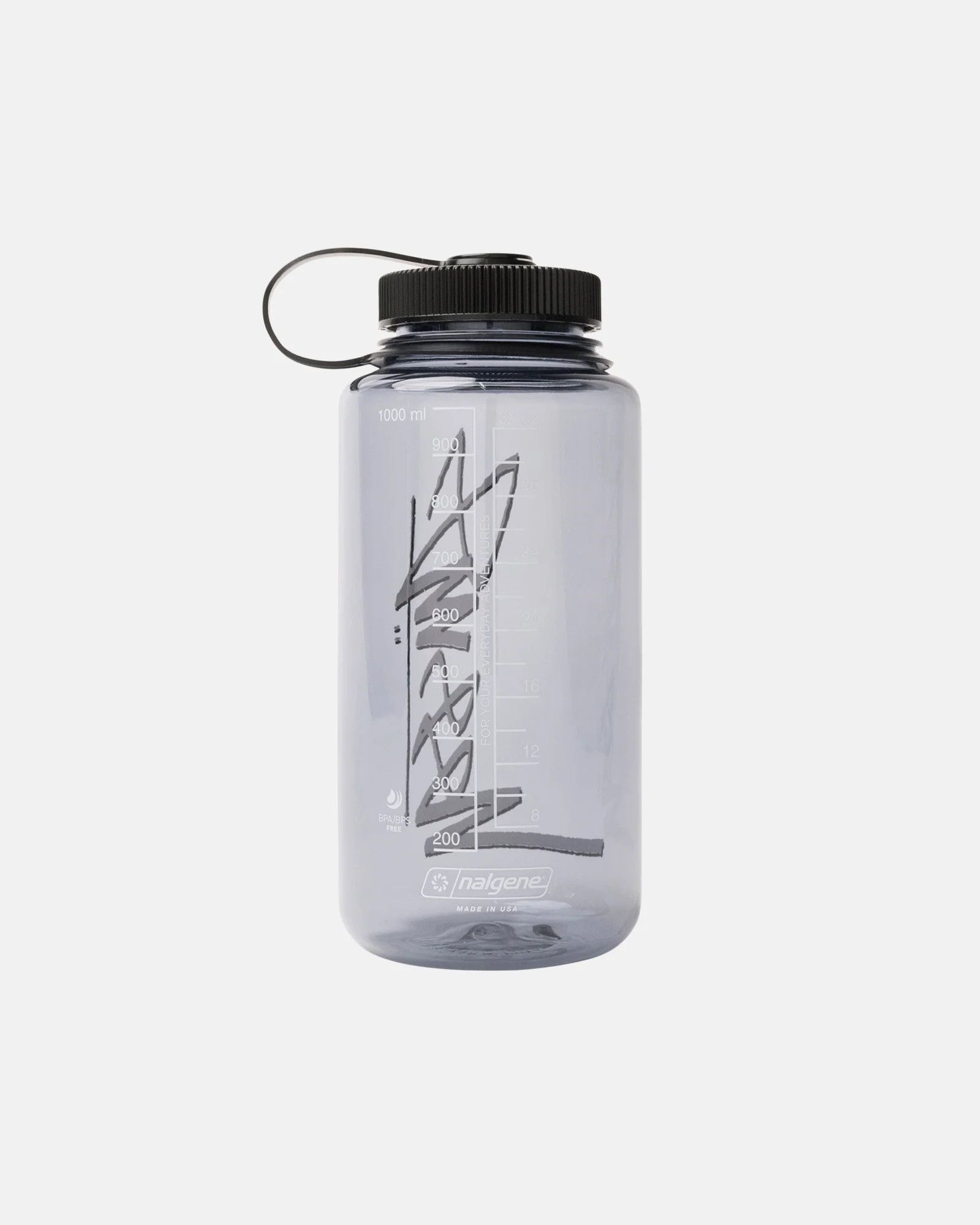 Stussy Stussy x NALGENE WATER BOTTLE in Translucent Black Size ONE SIZE - 2 Thumbnail