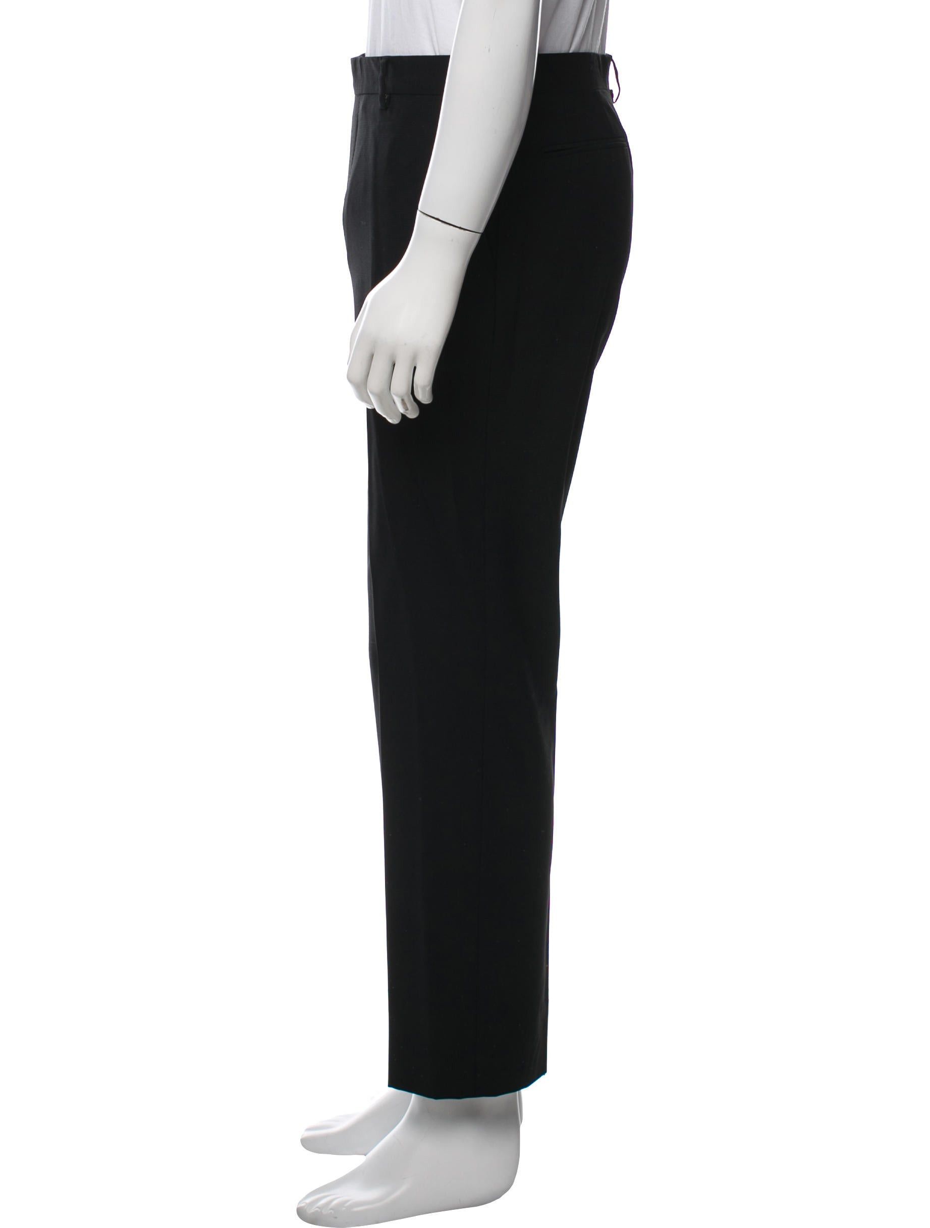 Raf Simons Black Dress Pants Size US 33 - 2 Thumbnail