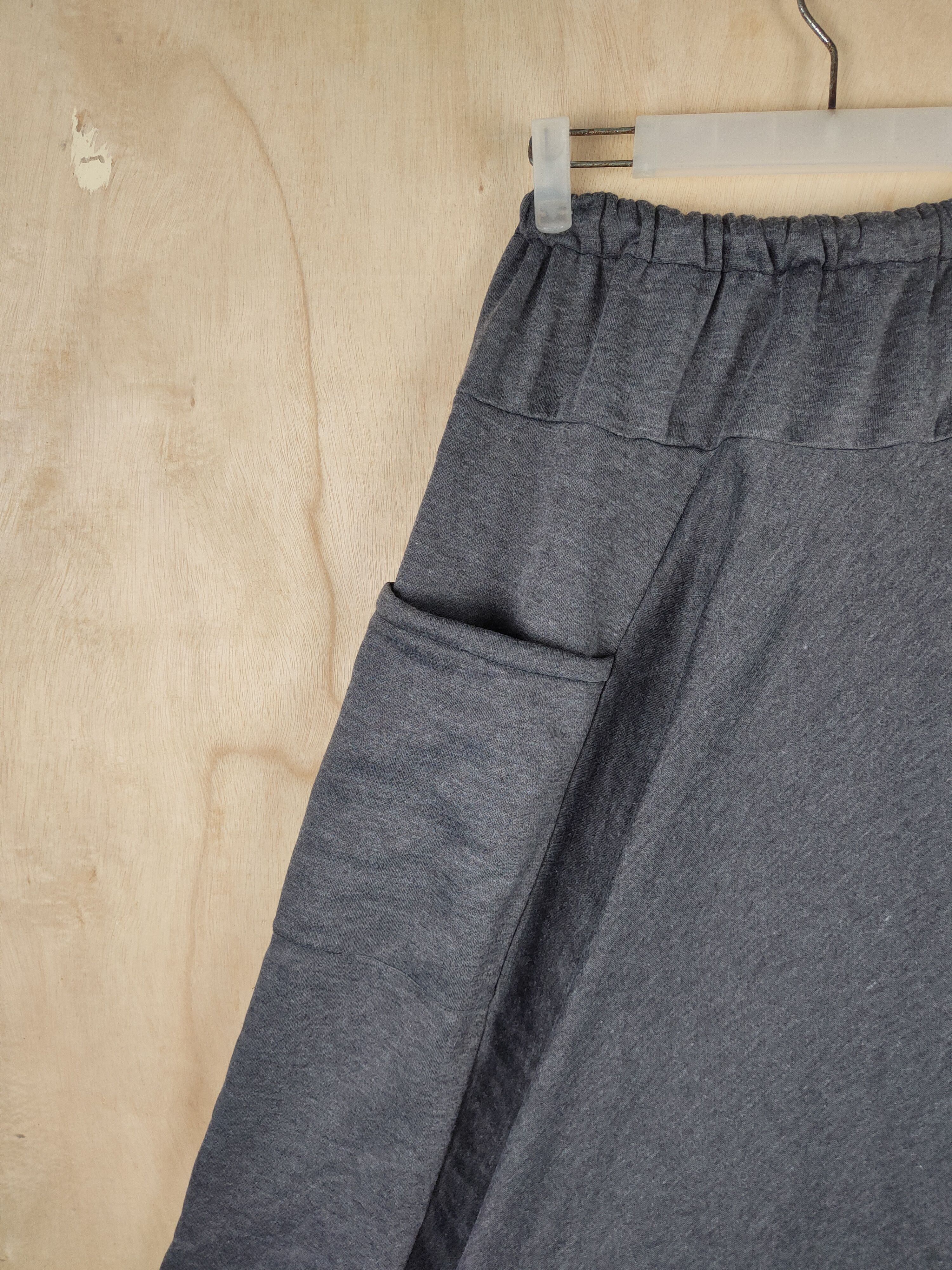 Japanese Brand Spot Dark Gray Multipocket Sweatpants #S2447 Size US 28 / EU 44 - 3 Thumbnail