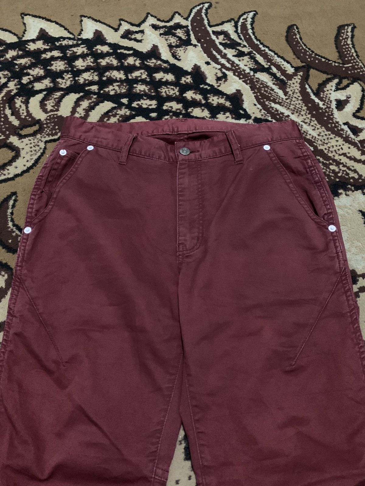PPFM 1990s PPFM Pocket Aztec Buckle Back Size US 31 - 3 Thumbnail