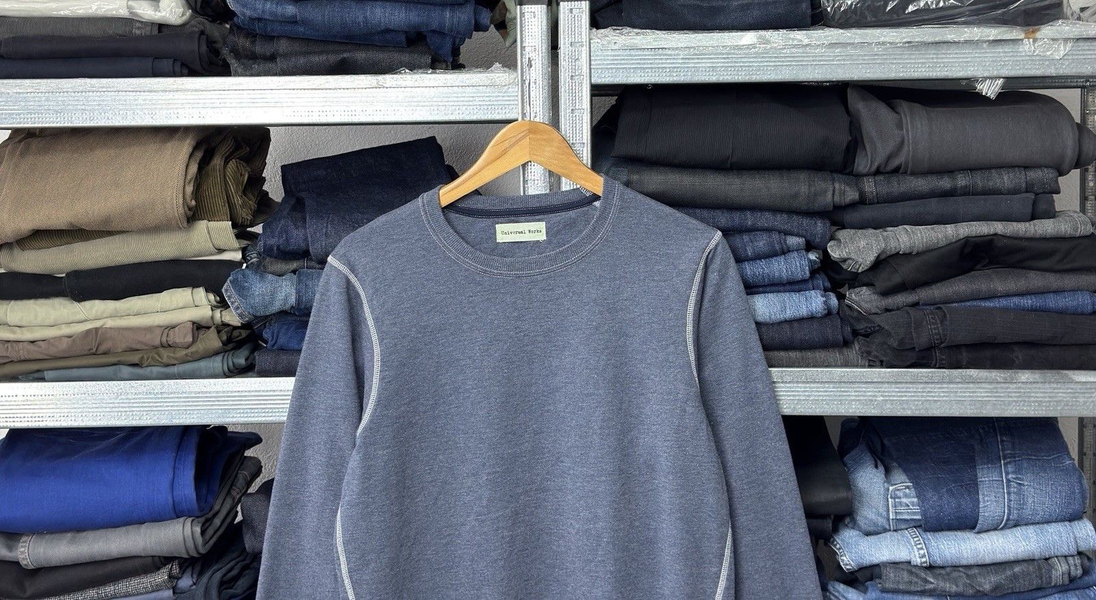 Universal Works Universal Works Crewneck Sweatshirt Size US S / EU 44-46 / 1 - 2 Thumbnail