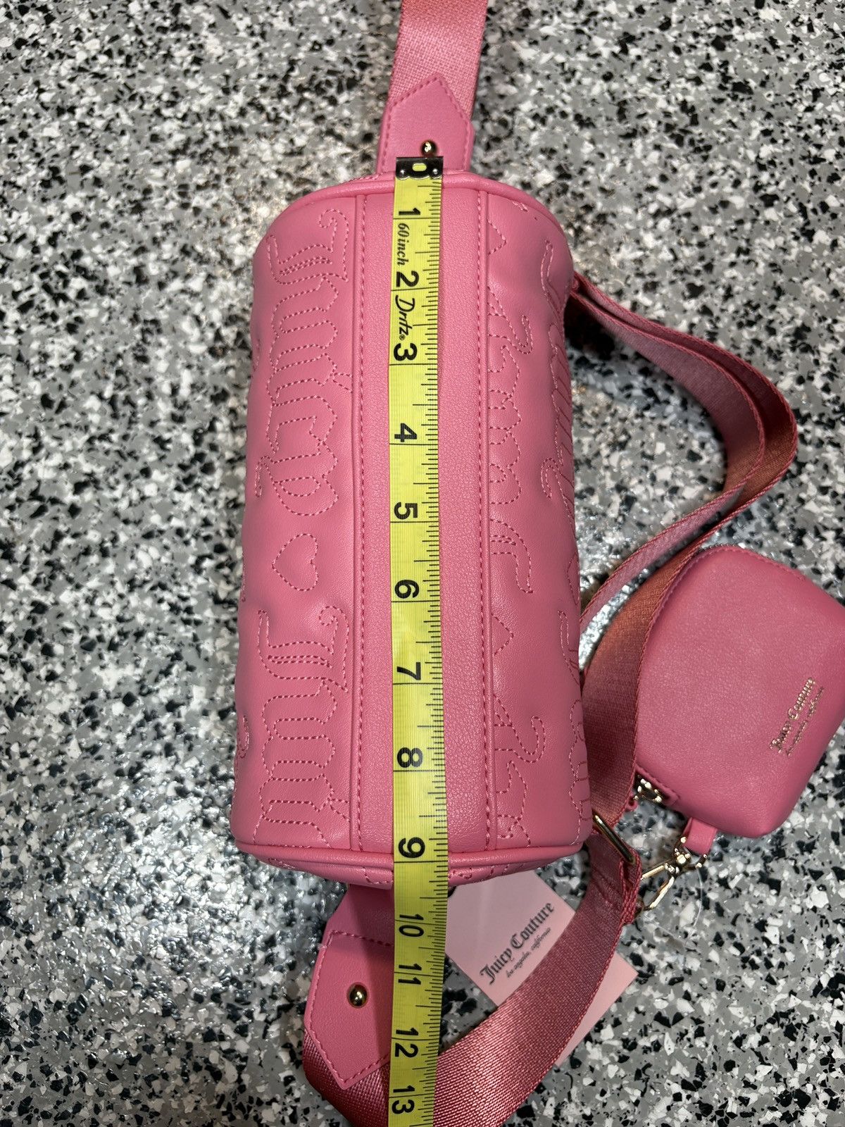 Juicy Couture Vintage Y2K Juicy Couture Hot Pink Puff Roll Crossbody Bag Size ONE SIZE - 13 Thumbnail