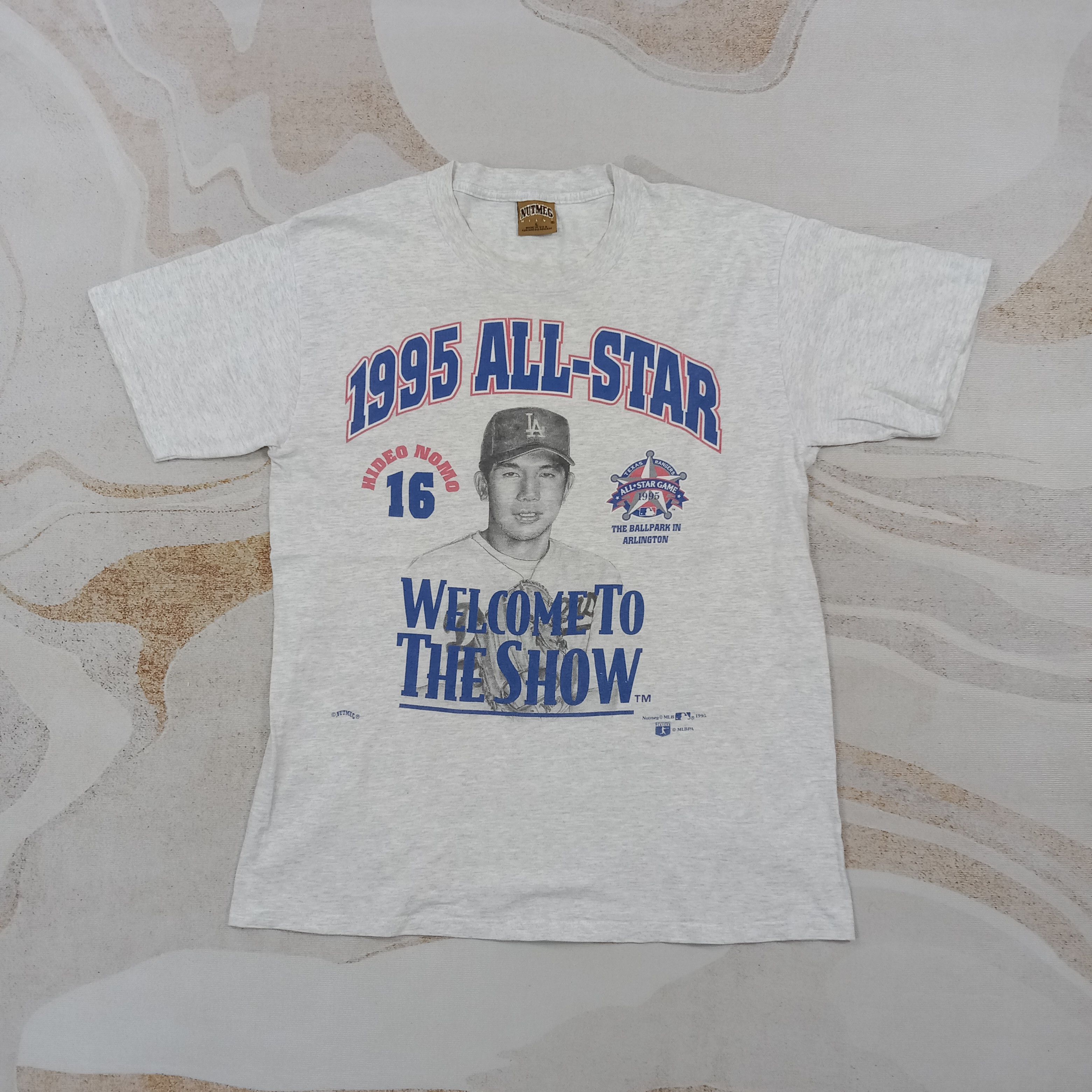 Nutmeg Nutmeg 90's Hideo Nomo LA Dodgers Baseball Tshirt C276N6 Size US L / EU 52-54 / 3 - 1 Thumbnail