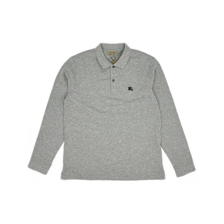 Burberry Burberry Burberry Long Sleeve Gray Polo Shirt-2507 Size US L / EU 52-54 / 3 - 1 Thumbnail