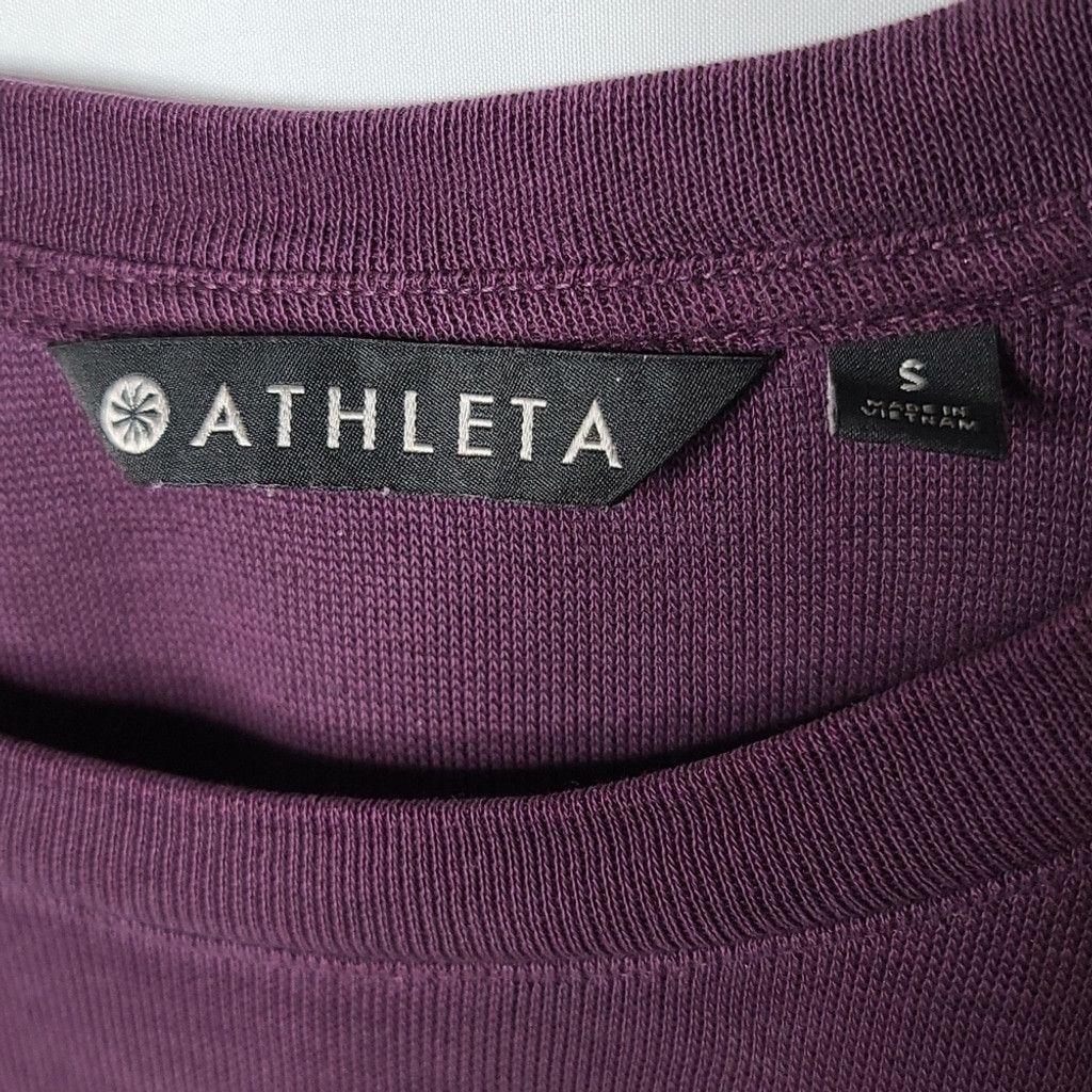 Athleta Athleta Serenity purple long sleeve workout sweatshirt sz S Size S / US 4 / IT 40 - 6 Thumbnail