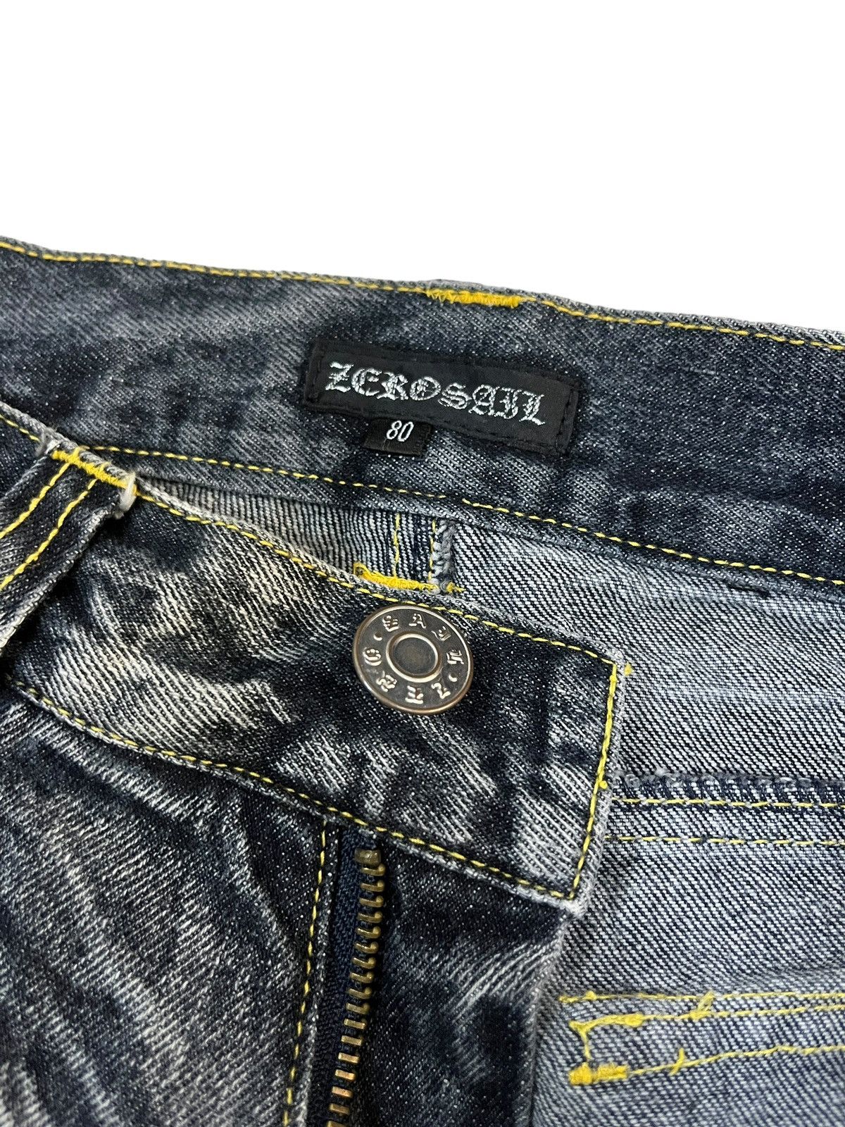 Rare!! 🇯🇵Japanese Brand Zerosail Multi Pocket Flare Jeans