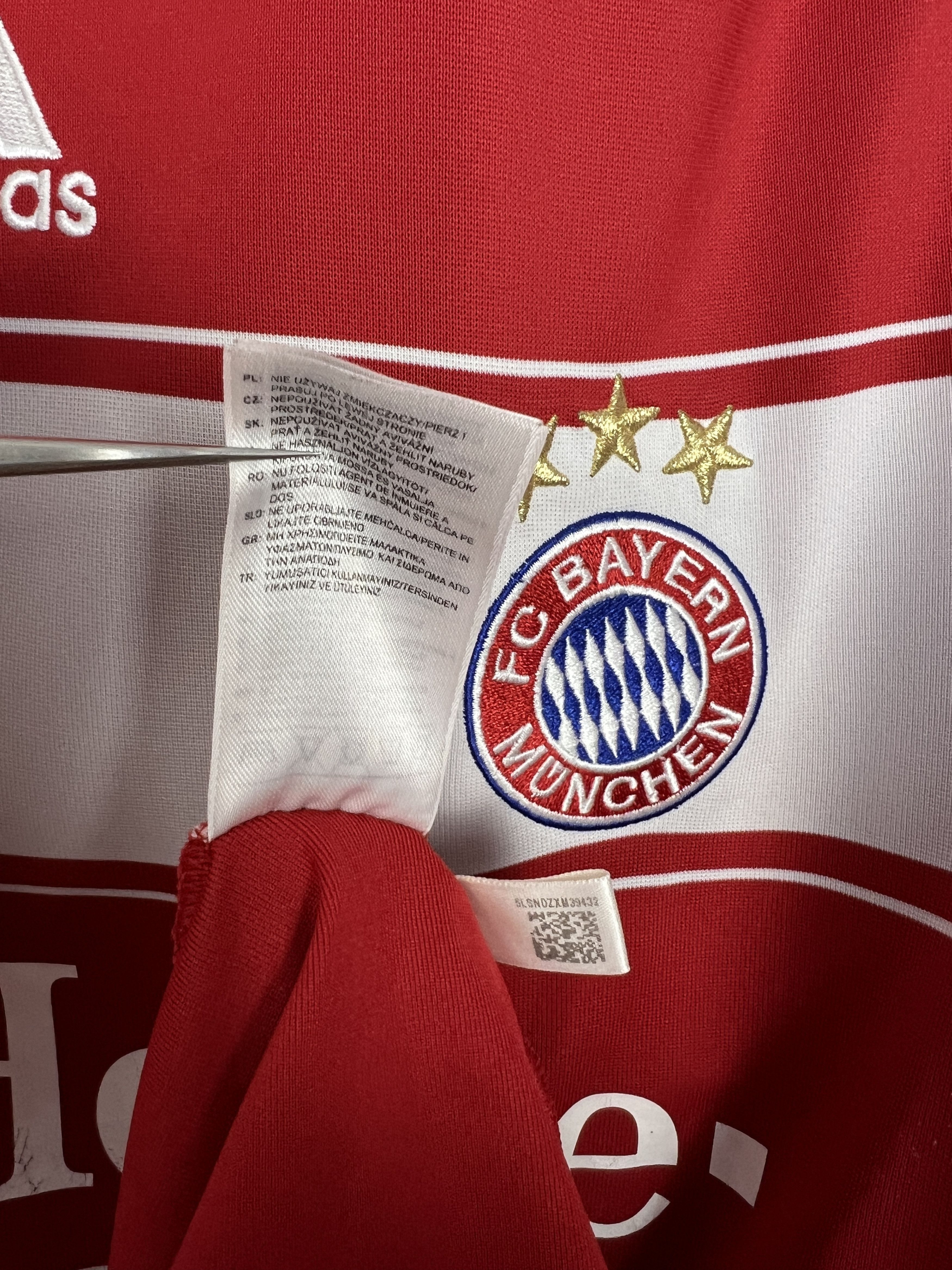 Adidas Bayern Munich Home football shirt 2007 Soccer Adidas Jersey Size US XXL / EU 58 / 5 - 11 Thumbnail