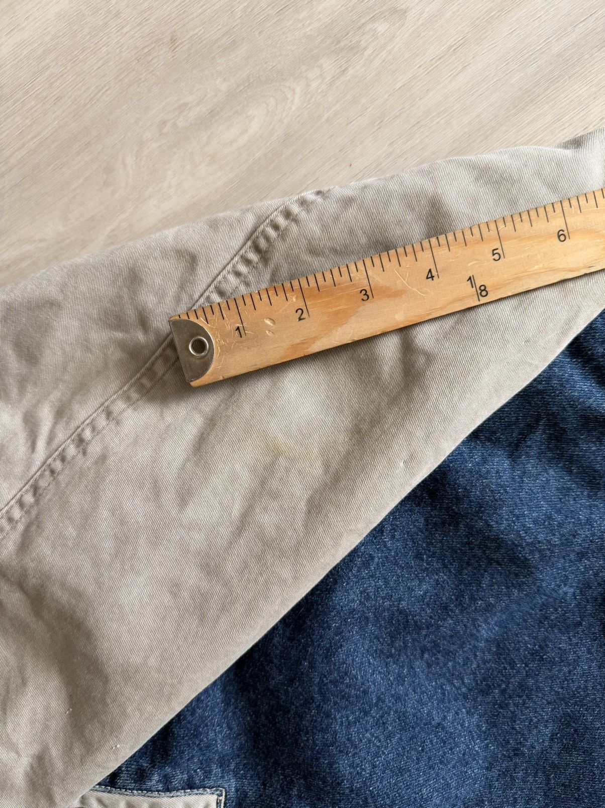 Vintage Vintage Expedition Gear Denim Jean Varsity Bomber Sz XL Size US XL / EU 56 / 4 - 3 Thumbnail