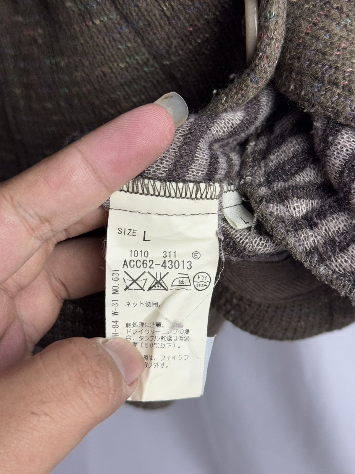 If Six Was Nine × Japanese Brand × Le Grande Bleu (L.G.B.) Fur hoodie knit japanese style shoolarue Size US M / EU 48-50 / 2 - 8 Thumbnail