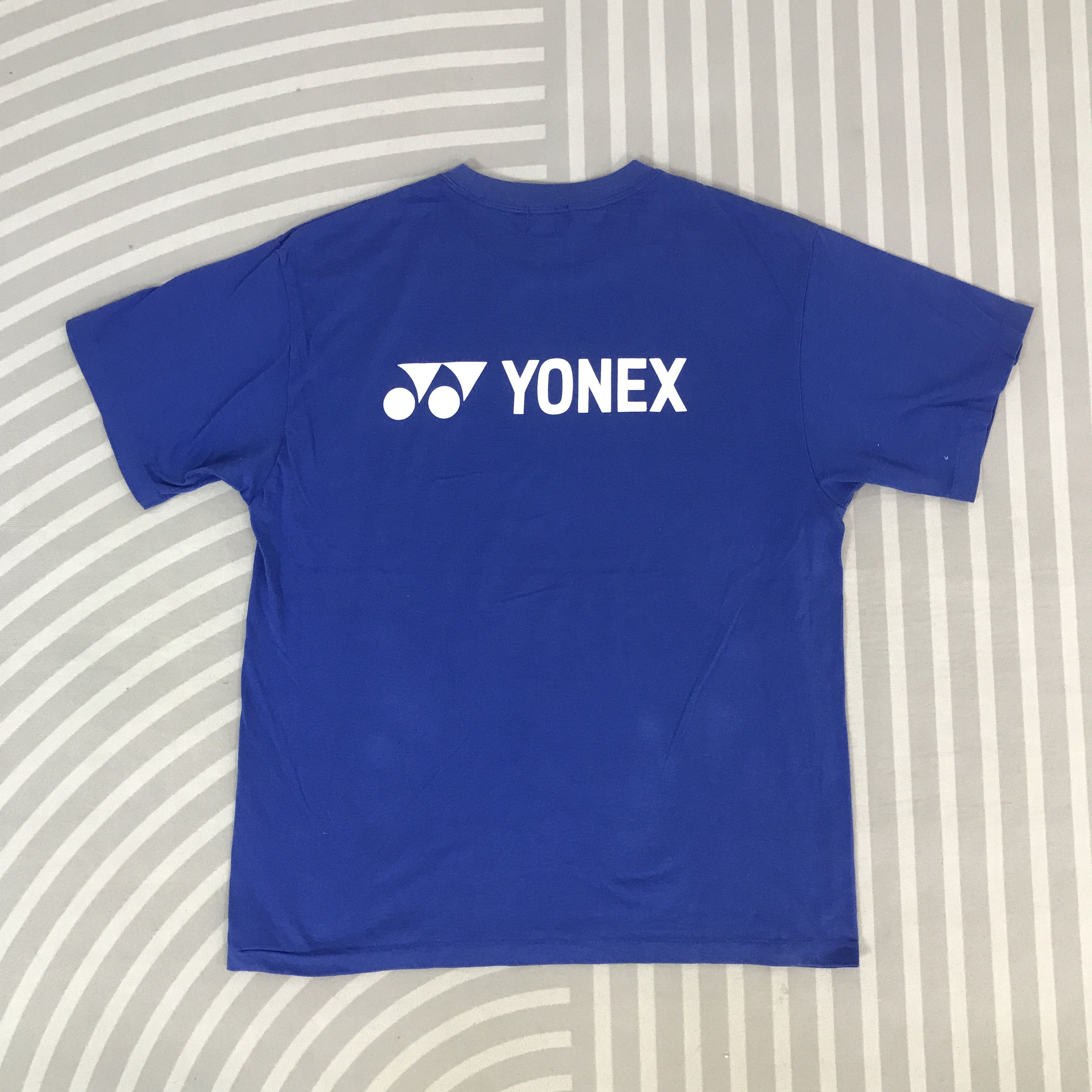 Japanese Brand Vintage Yonex All Japan Teachers Badminton T-Shirt Size US L / EU 52-54 / 3 - 3 Thumbnail